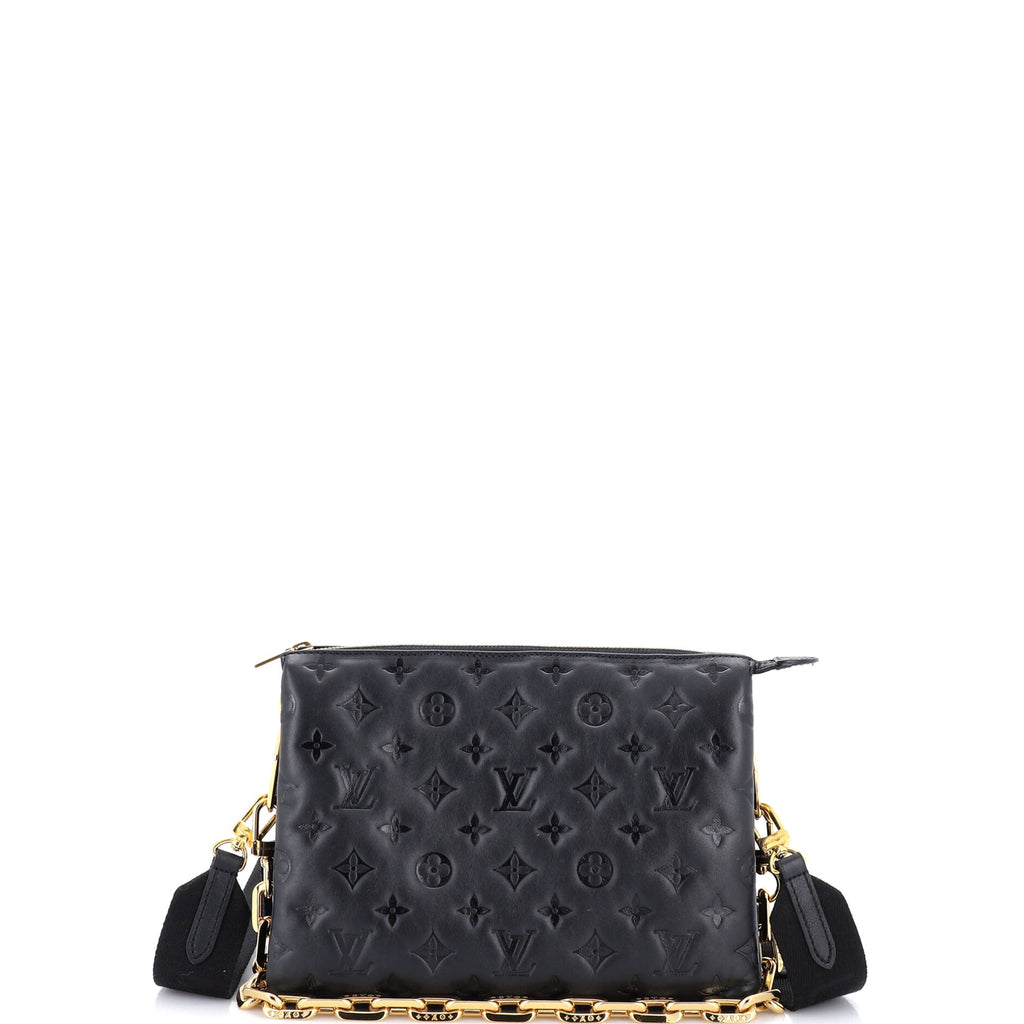 Coussin Bag Monogram Embossed Lambskin PM
