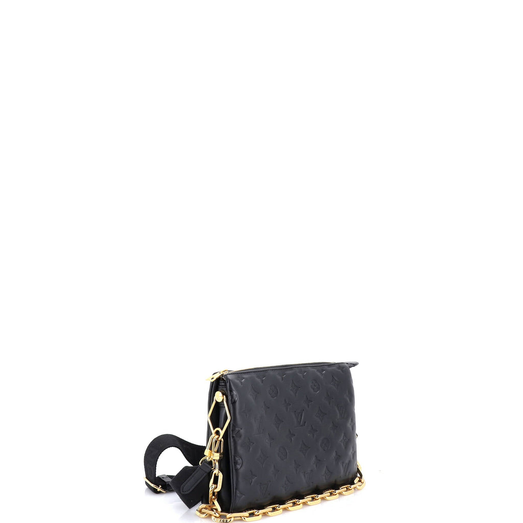 Coussin Bag Monogram Embossed Lambskin PM