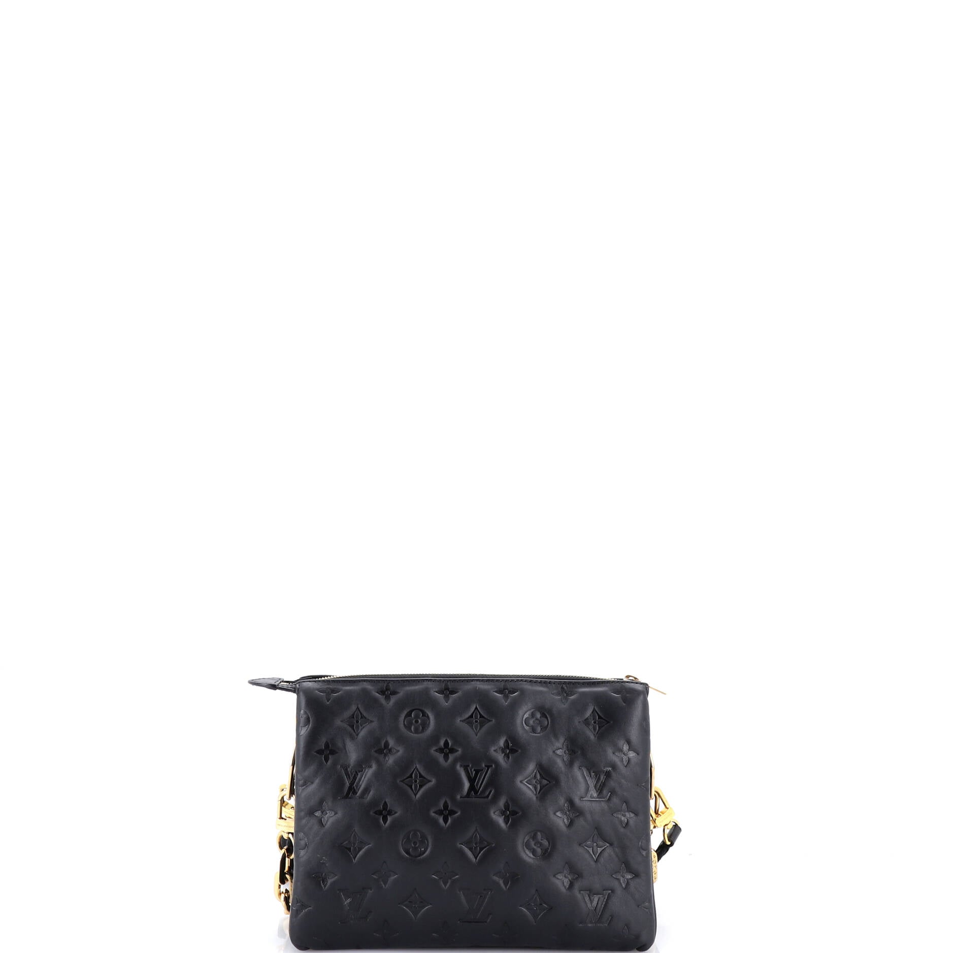 Coussin Bag Monogram Embossed Lambskin PM