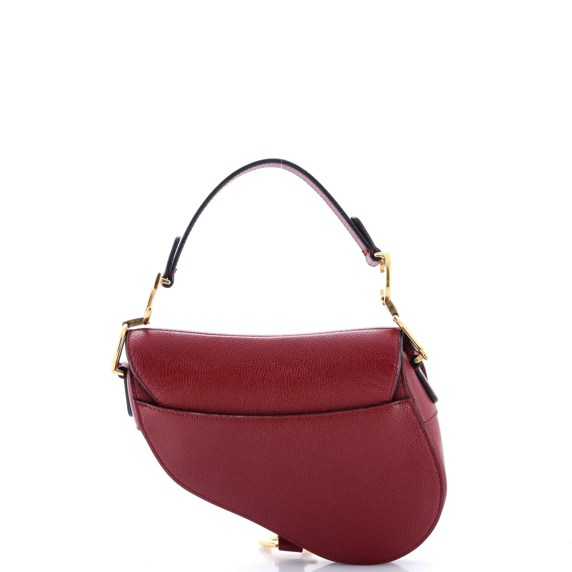 Saddle Handbag Leather Mini