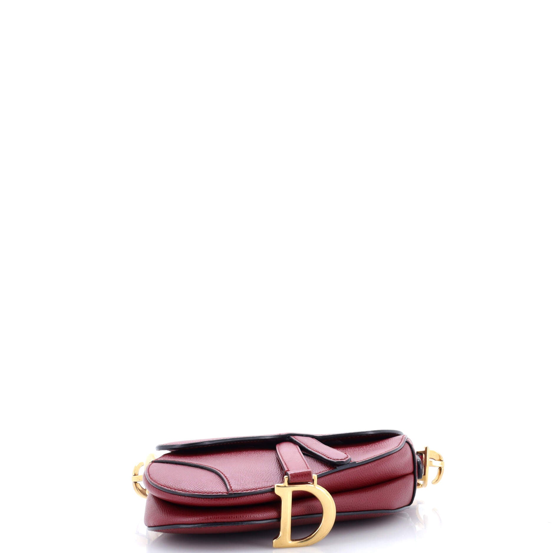 Saddle Handbag Leather Mini