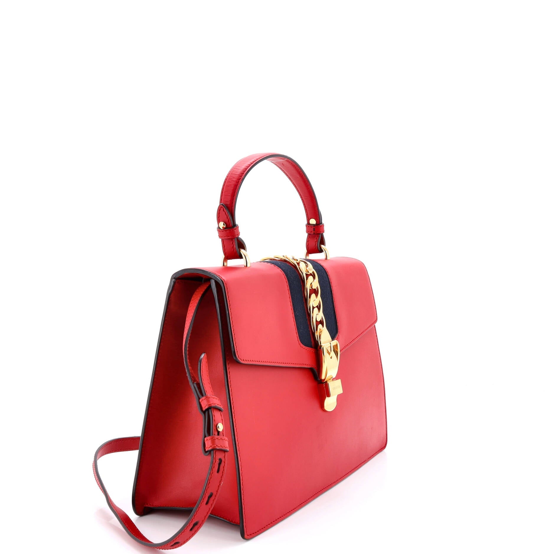 Sylvie Top Handle Bag Leather Medium