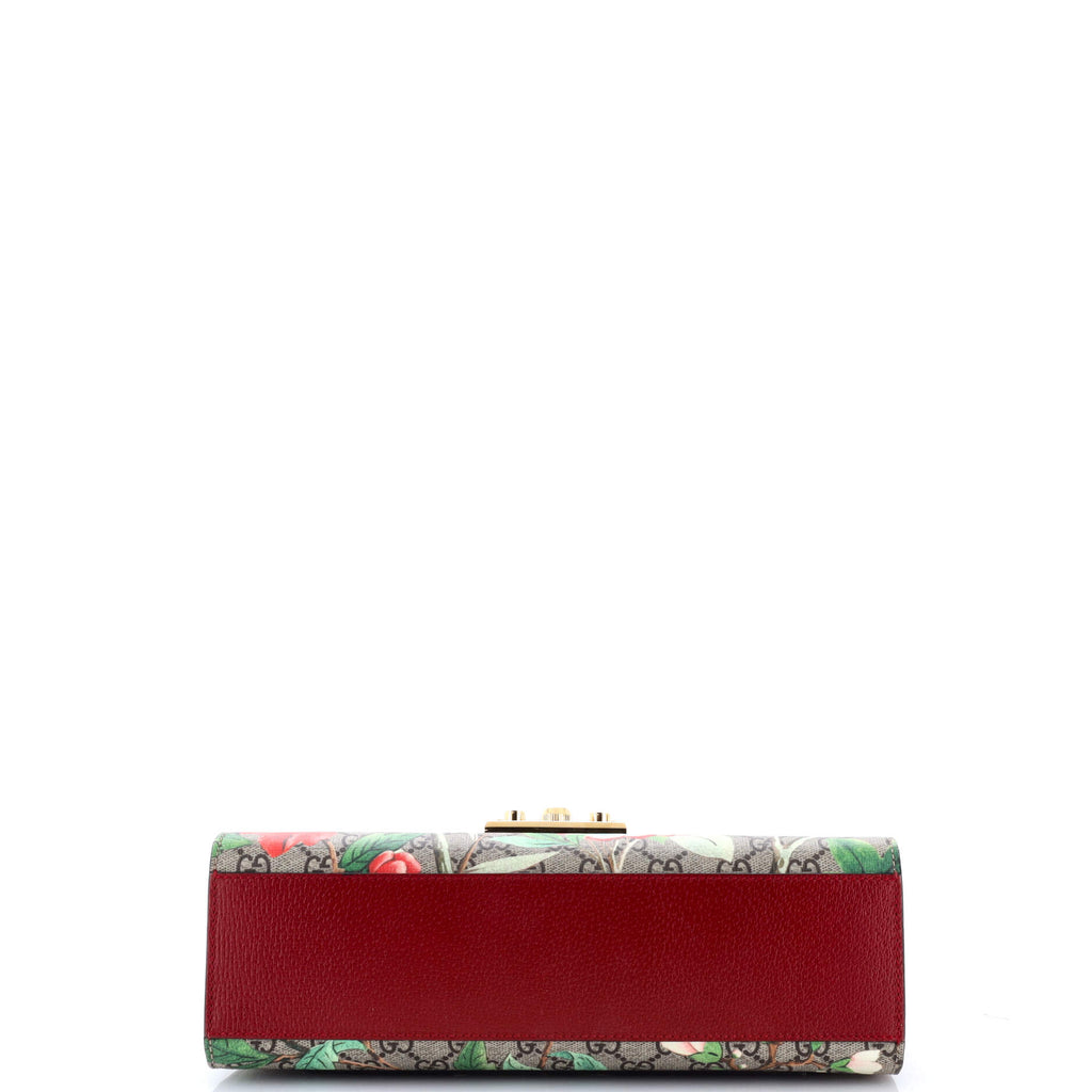 Padlock Shoulder Bag Tian Print GG Coated Canvas Medium