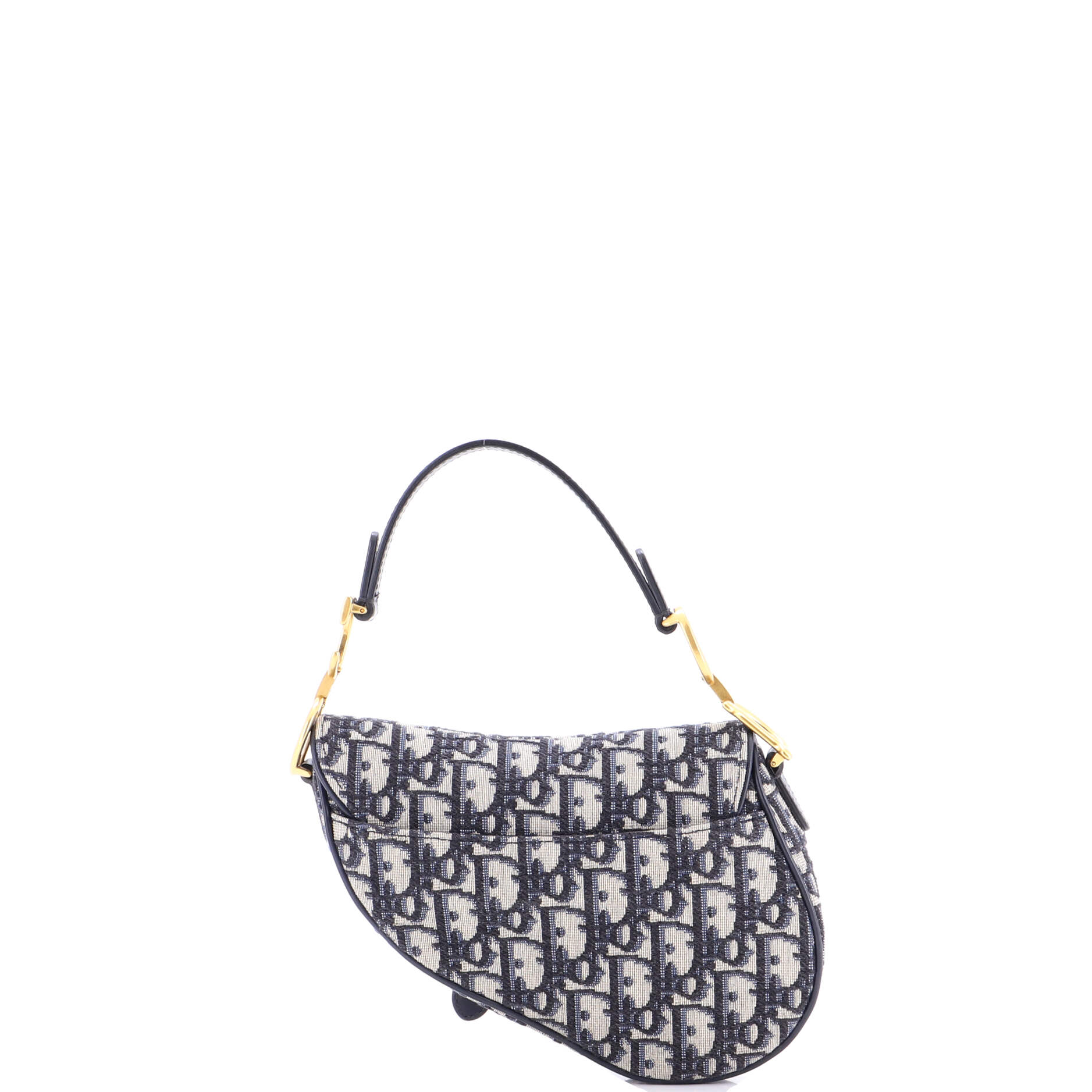 Saddle Handbag Oblique Canvas Mini