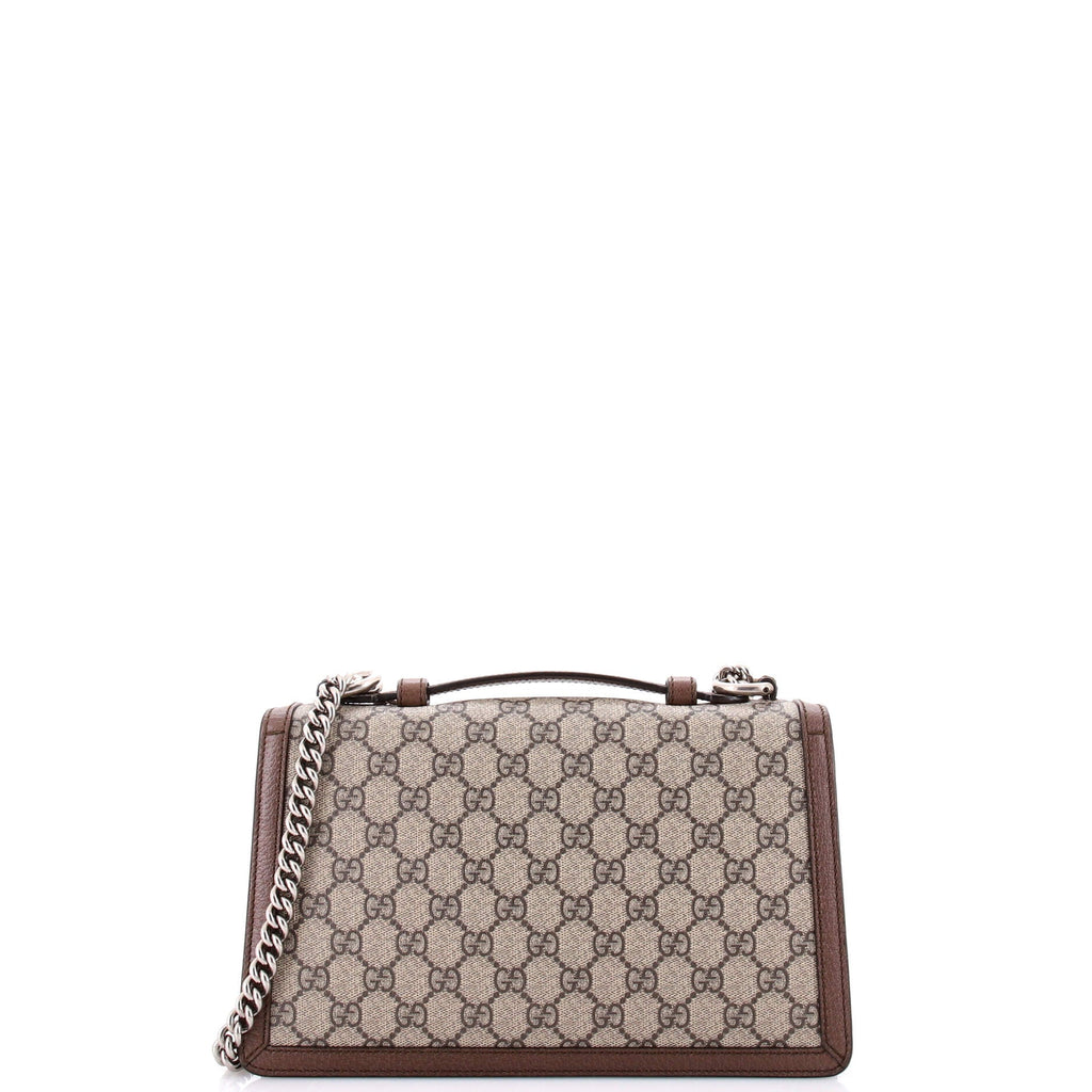 Dionysus Top Handle Chain Bag GG Coated Canvas Small