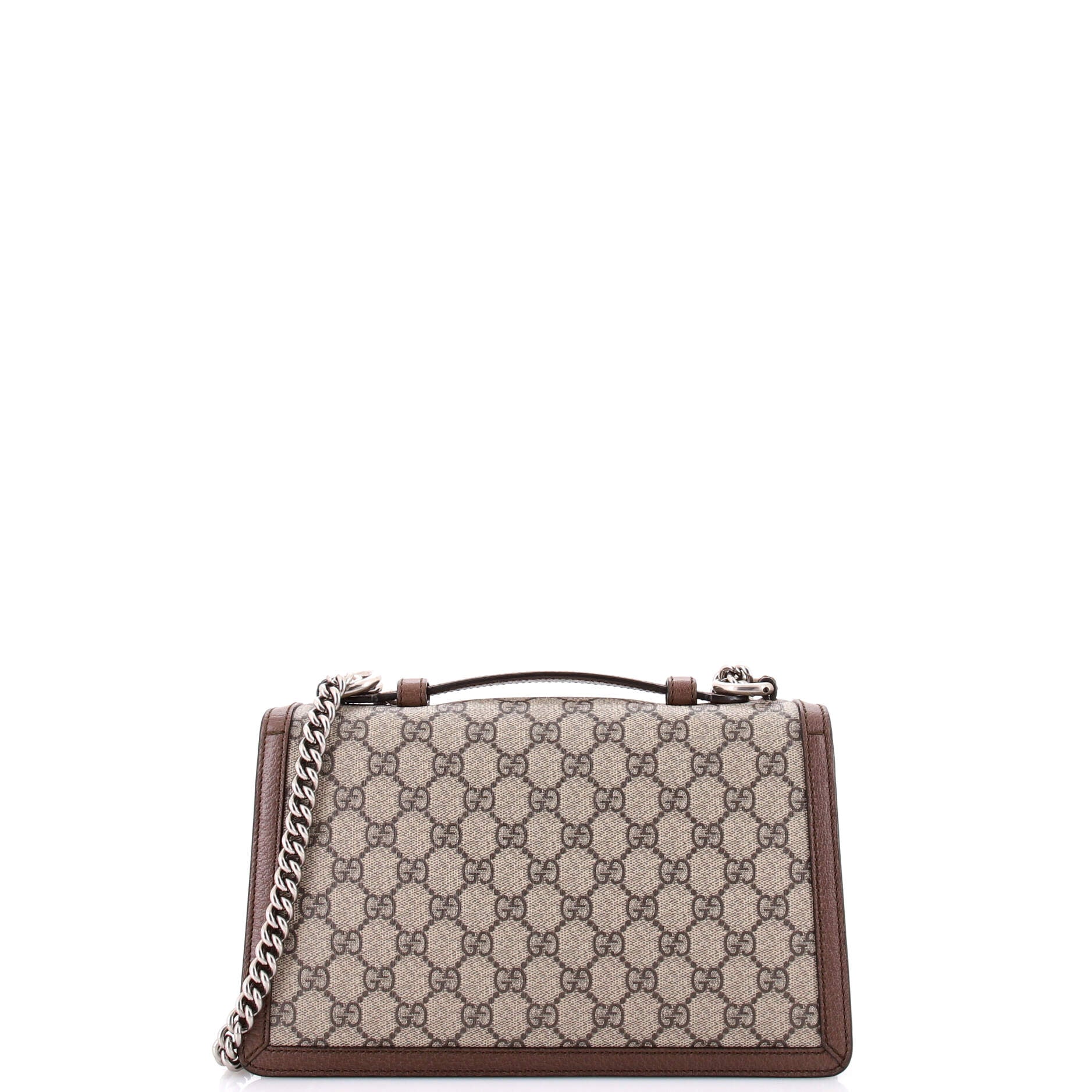 Dionysus Top Handle Chain Bag GG Coated Canvas Small