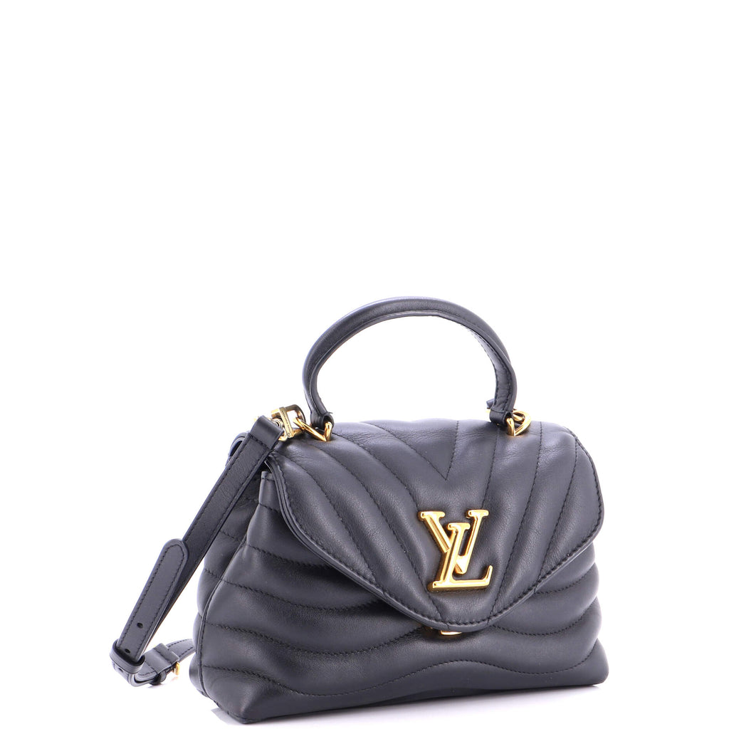 New Wave Hold Me Top Handle Bag Quilted Leather