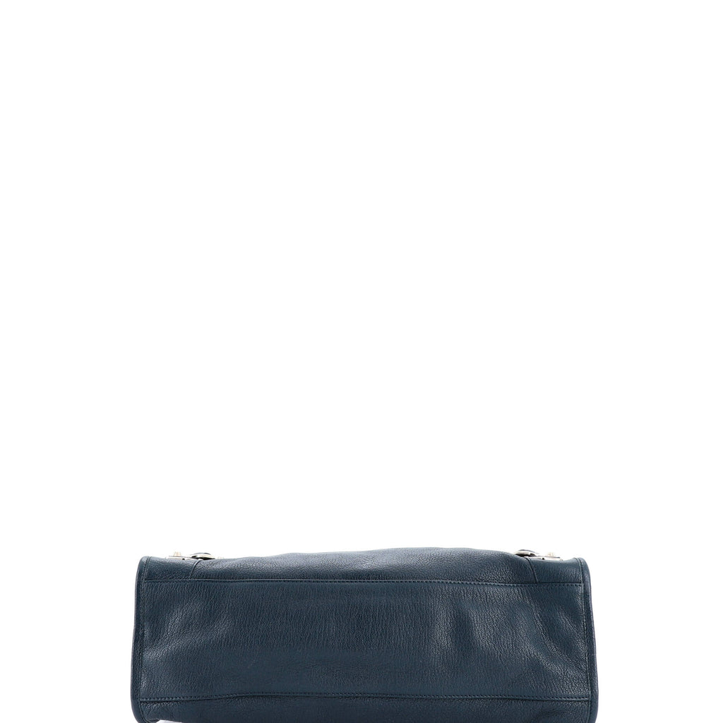 City Classic Metallic Edge Bag Leather Medium