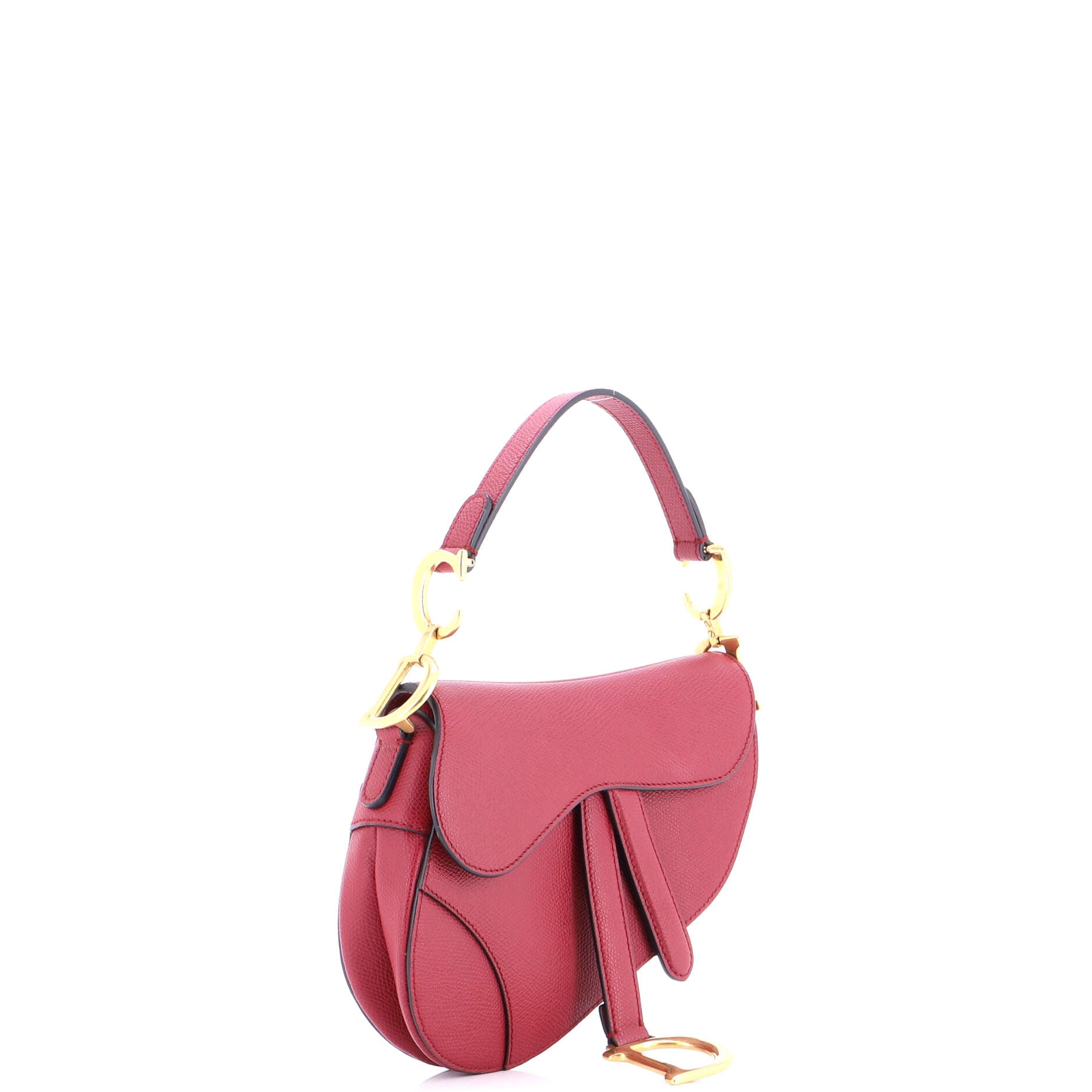 Saddle Handbag Leather Mini