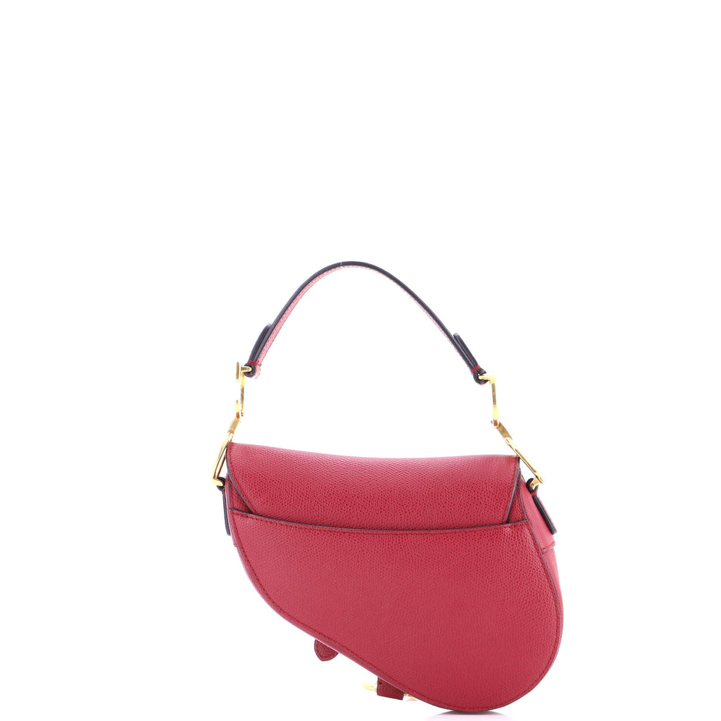 Saddle Handbag Leather Mini