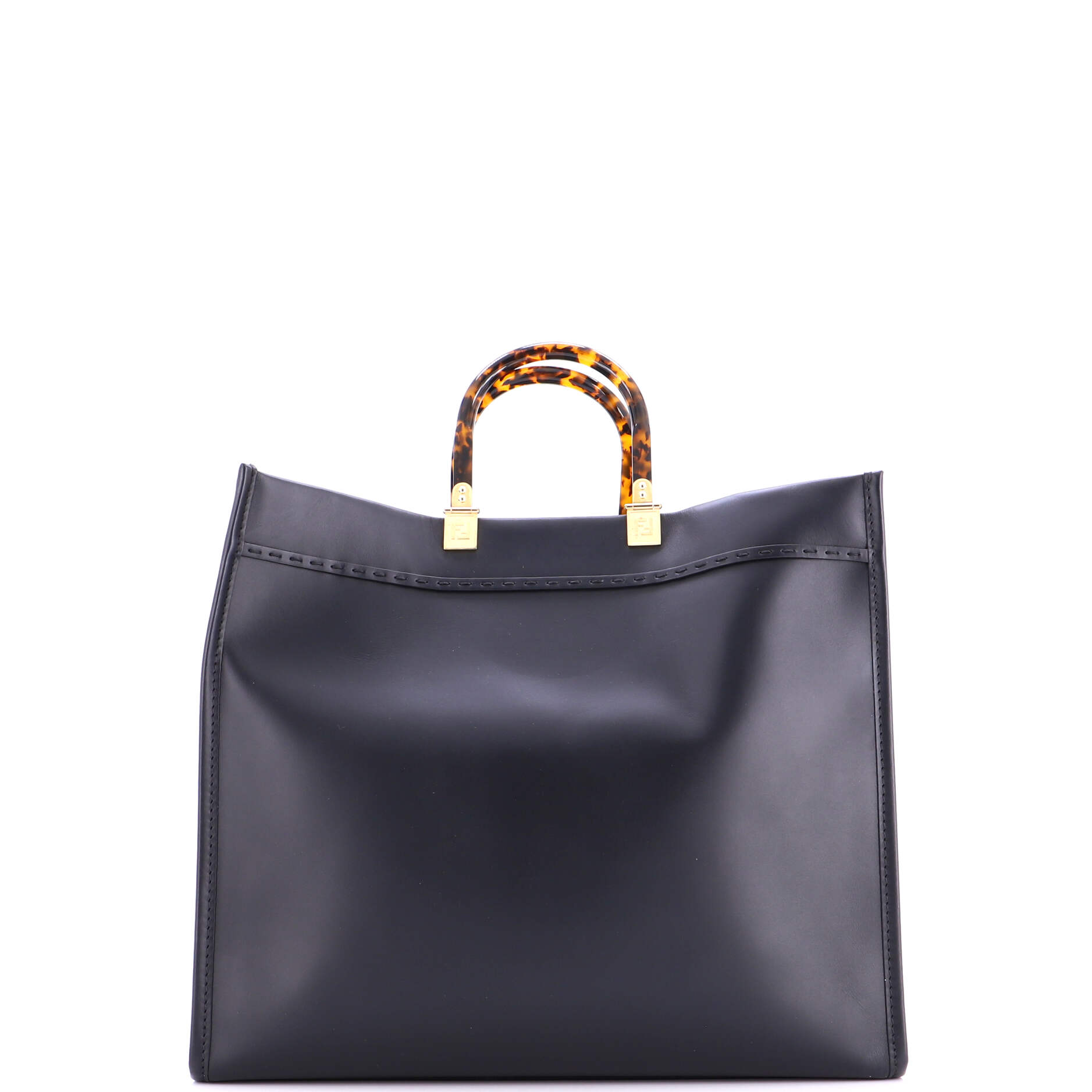 Sunshine Shopper Tote Leather Large