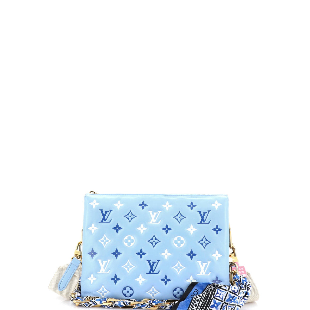 Coussin Bag Monogram Embossed Lambskin PM