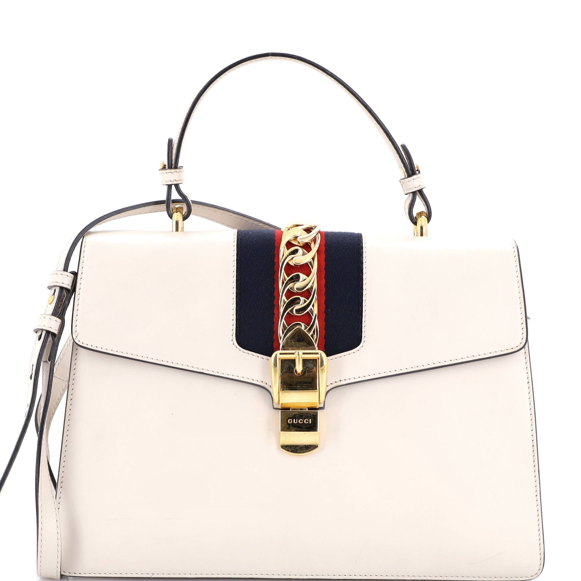 Sylvie Top Handle Bag Leather Medium