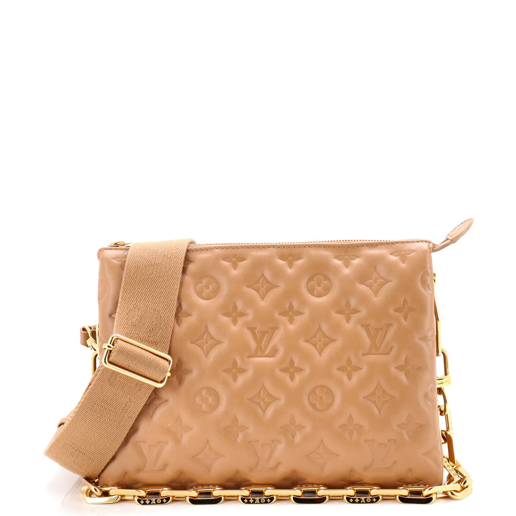 Coussin Bag Monogram Embossed Lambskin PM