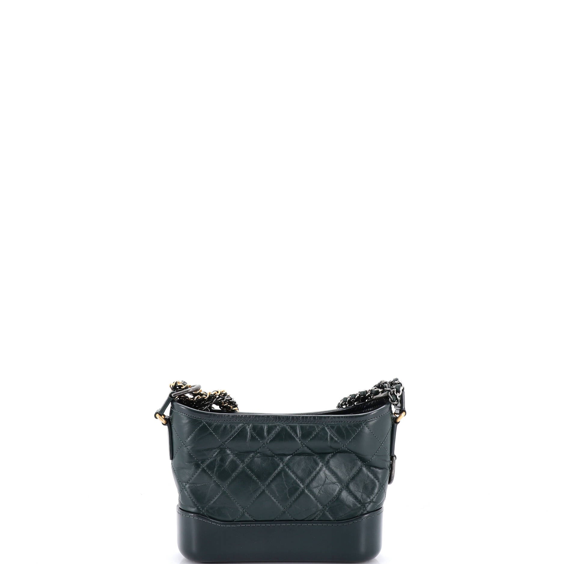 Gabrielle Hobo Quilted Aged Calfskin Small