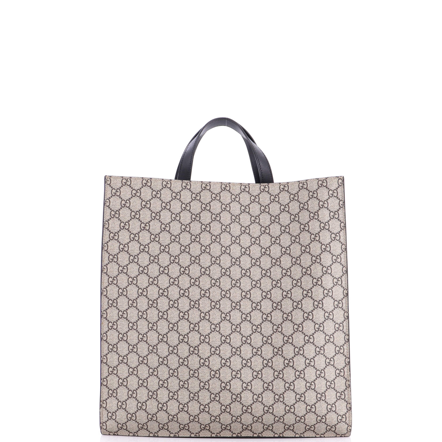 Convertible Soft Open Tote Printed GG Coated Canvas Tall