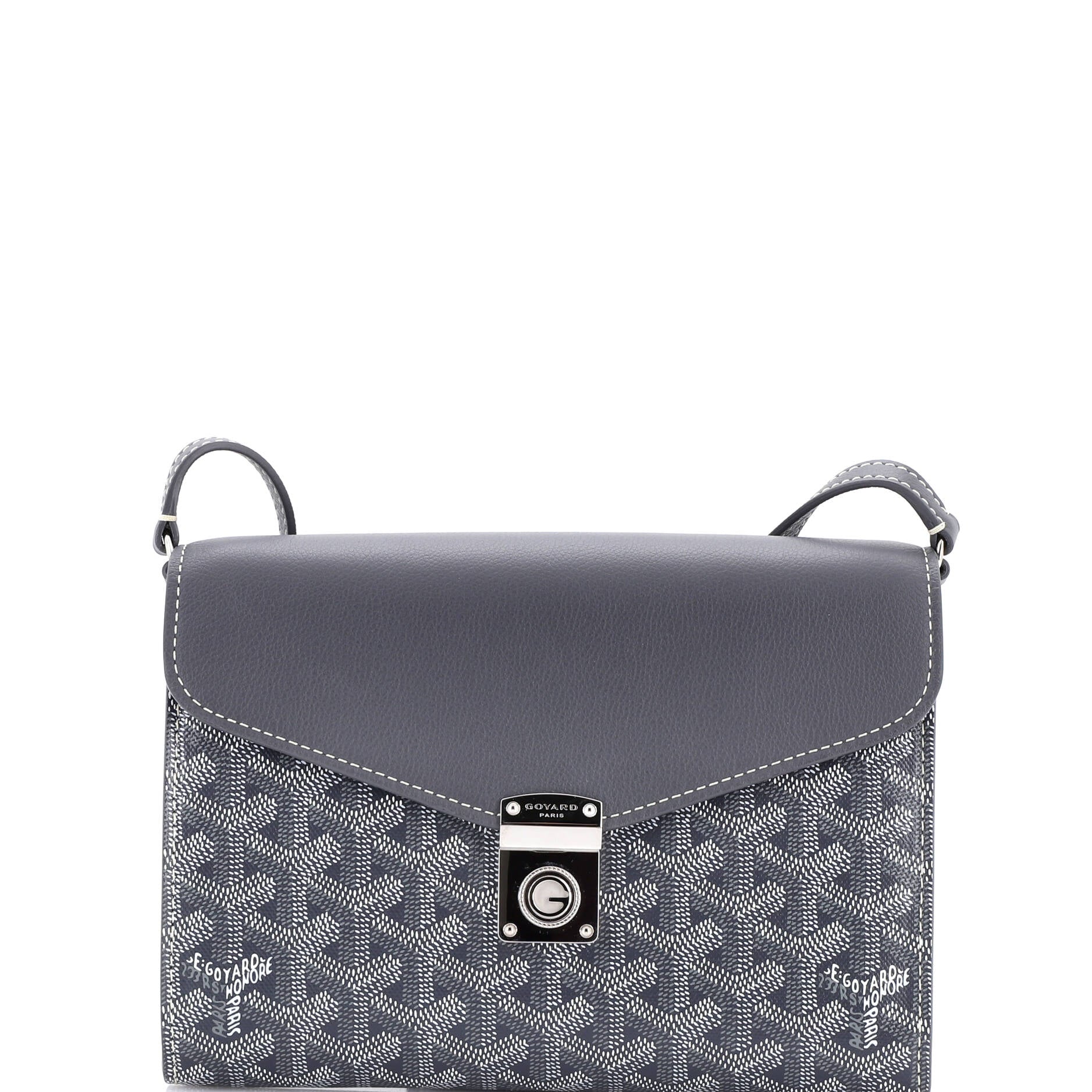 Chypre Wallet on Strap Coated Canvas with Leather