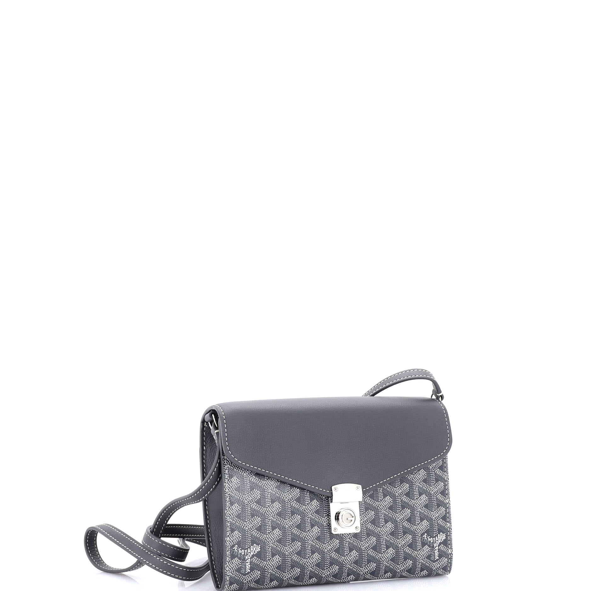 Chypre Wallet on Strap Coated Canvas with Leather