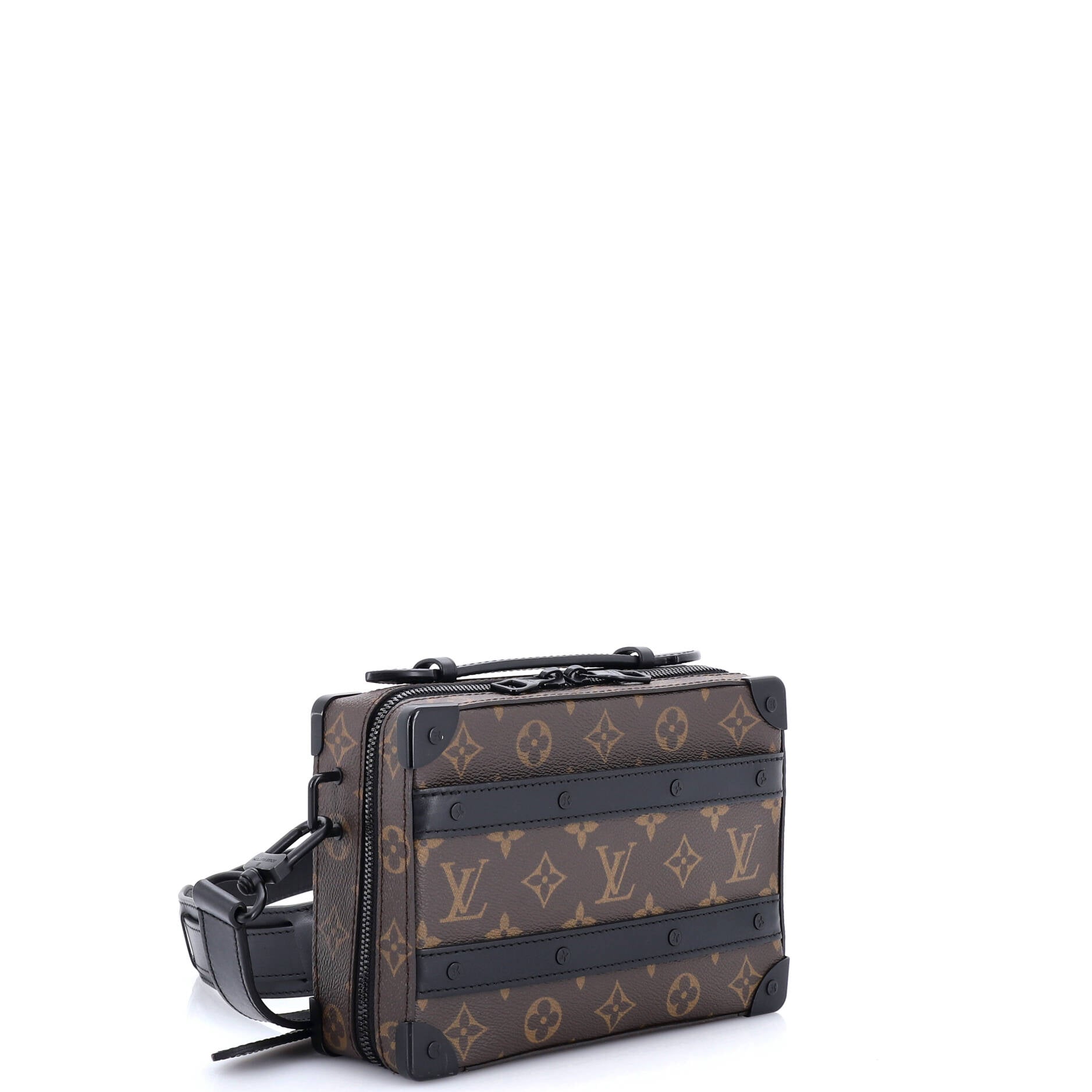 Handle Soft Trunk Bag Macassar Monogram Canvas