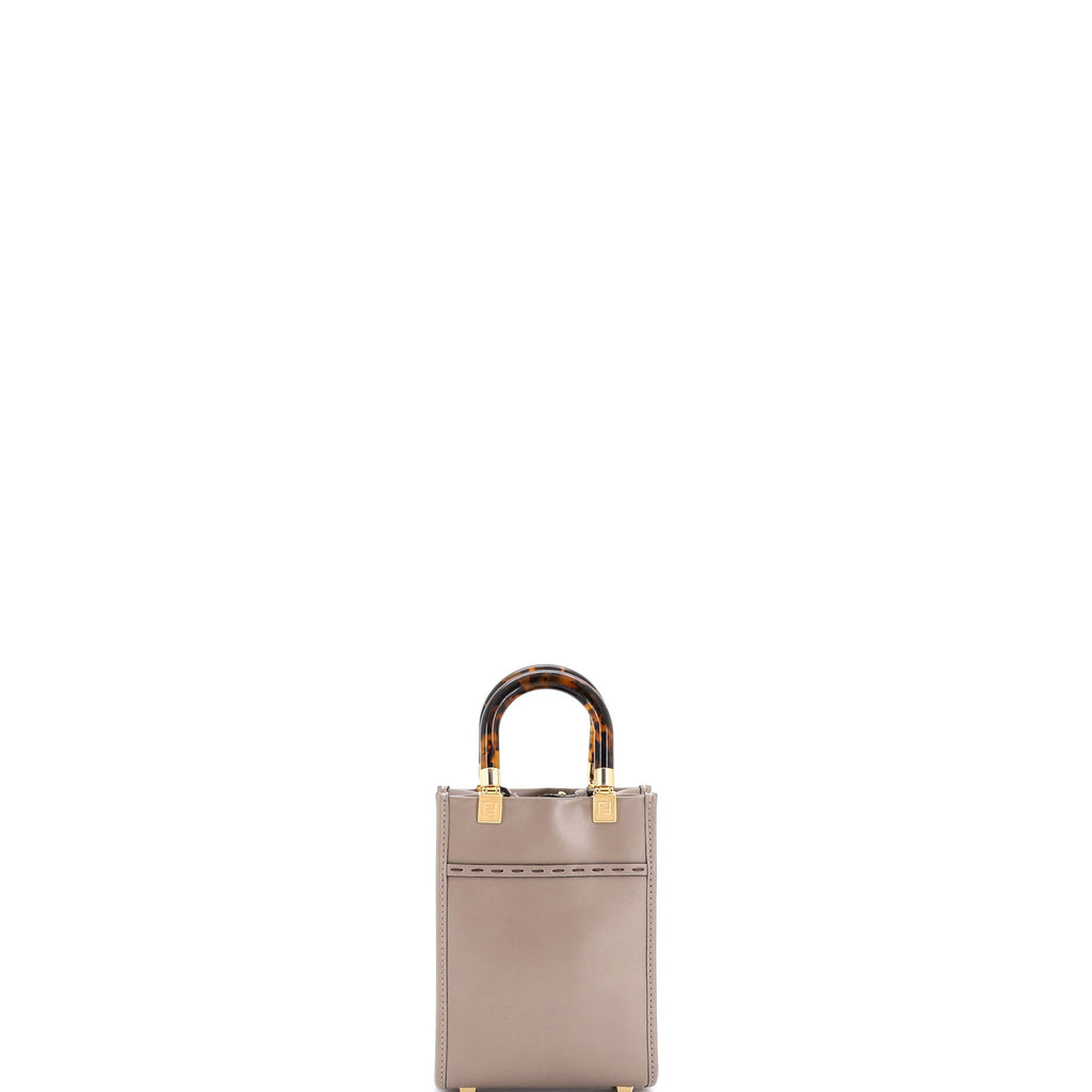 Sunshine Shopper Tote Leather Mini