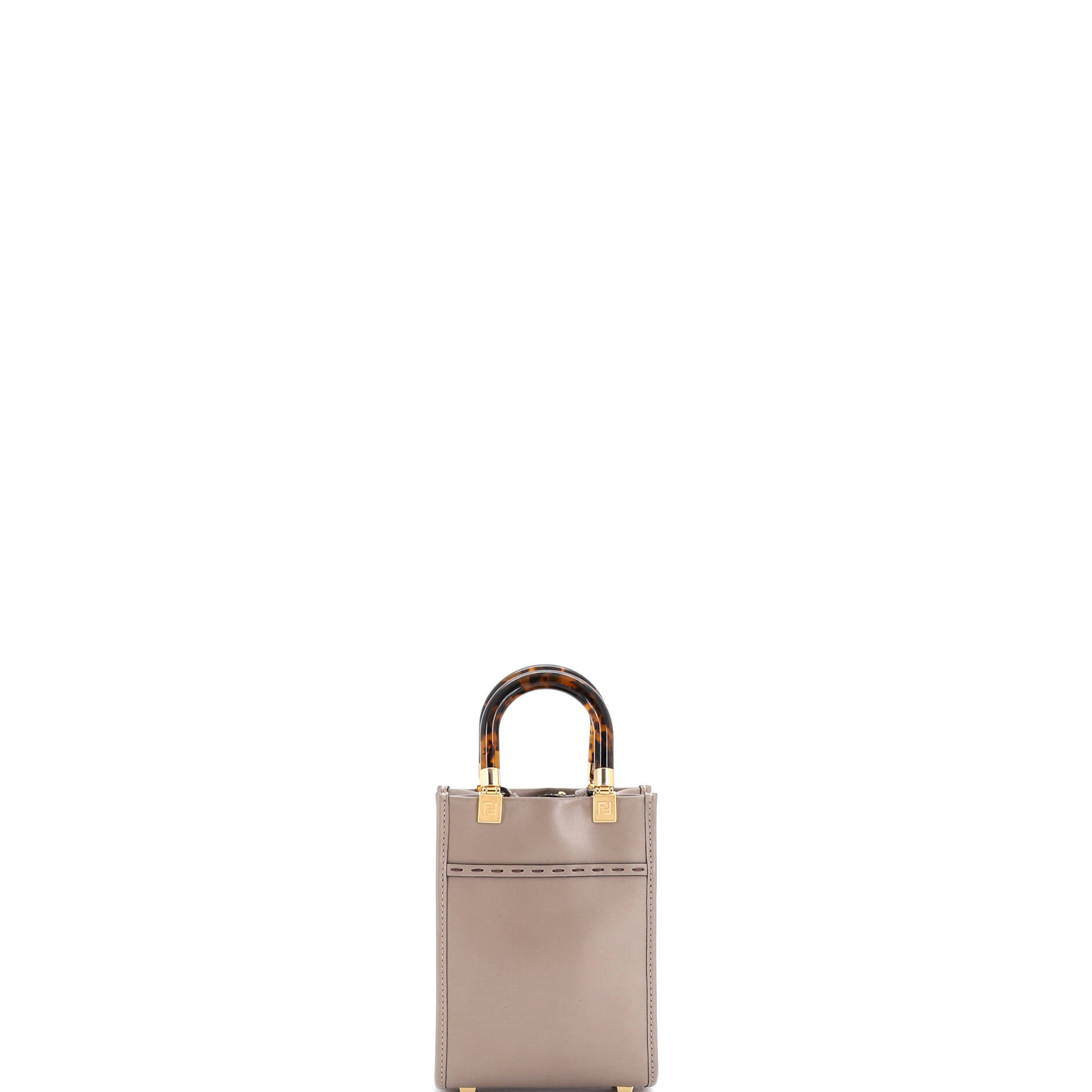 Sunshine Shopper Tote Leather Mini