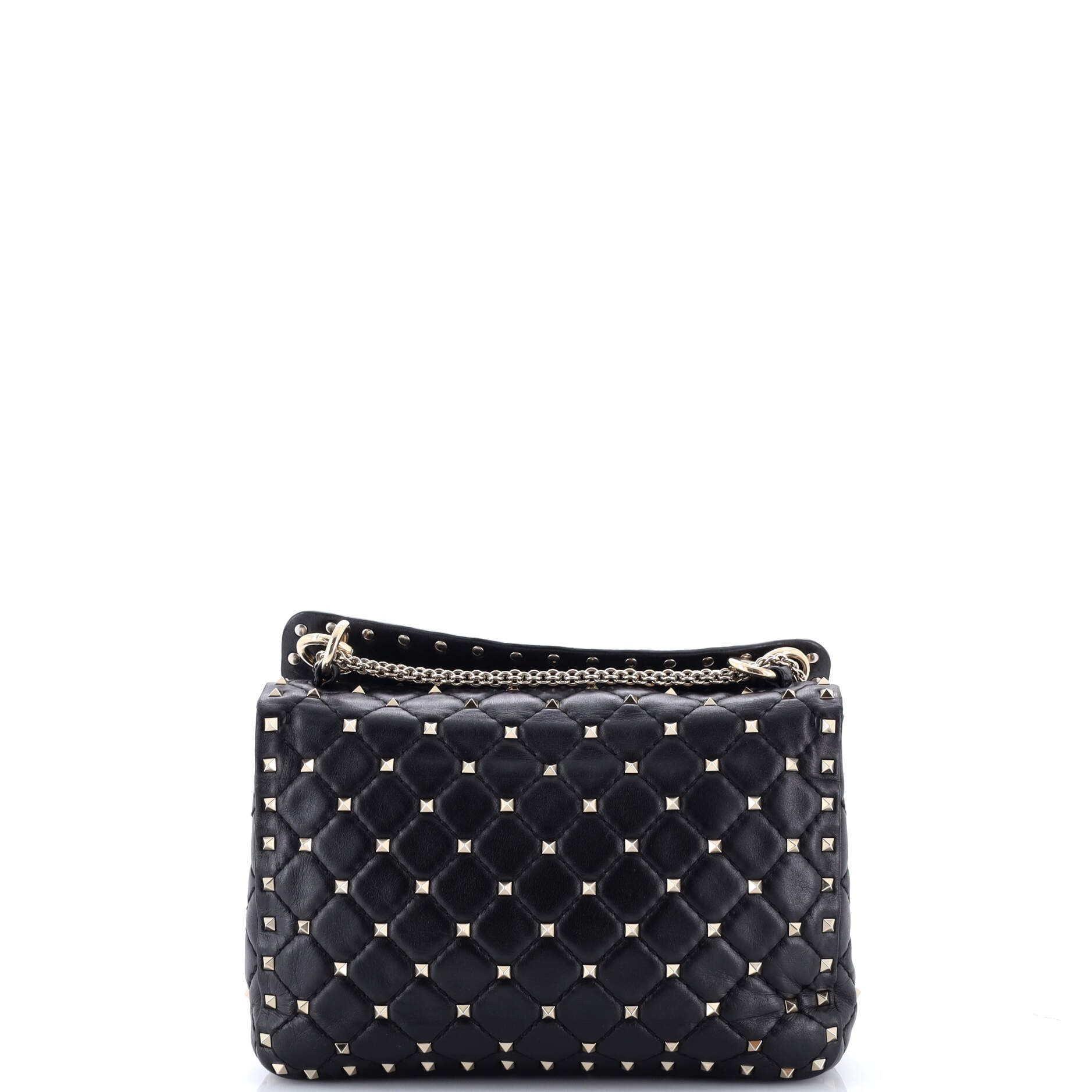 Rockstud Spike Flap Bag Quilted Leather Medium