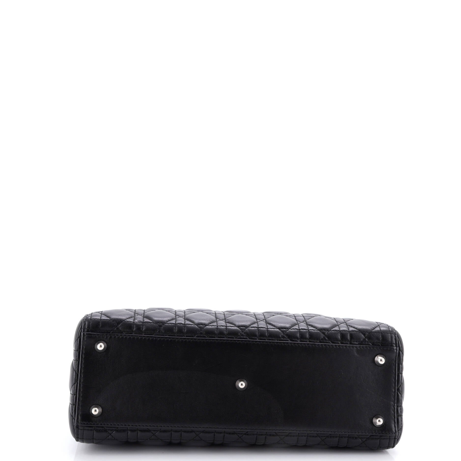Lady Dior Bag Cannage Quilt Lambskin Large