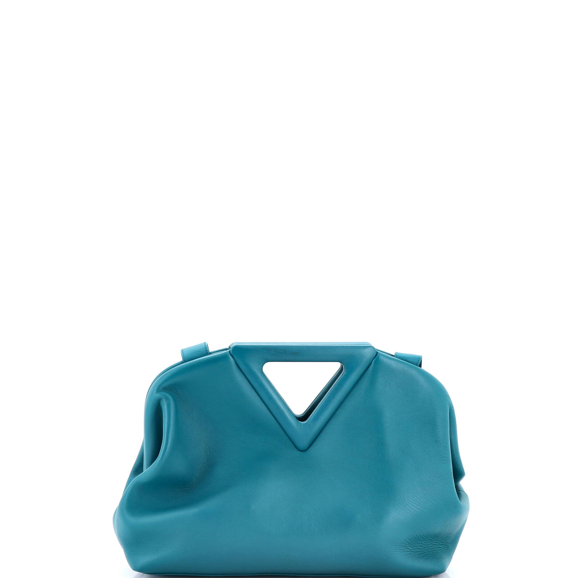 Point Shoulder Bag Leather Medium