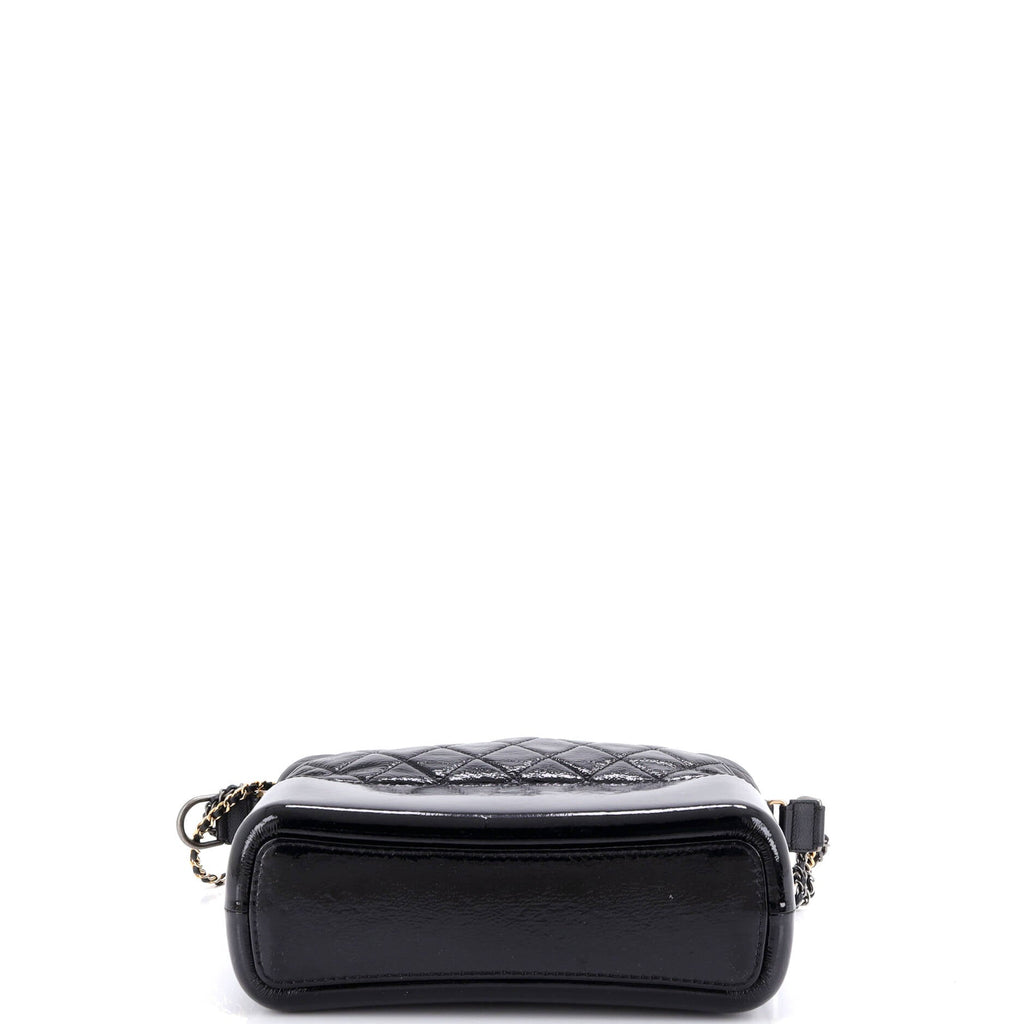 Gabrielle Hobo Quilted Goatskin and Patent Medium