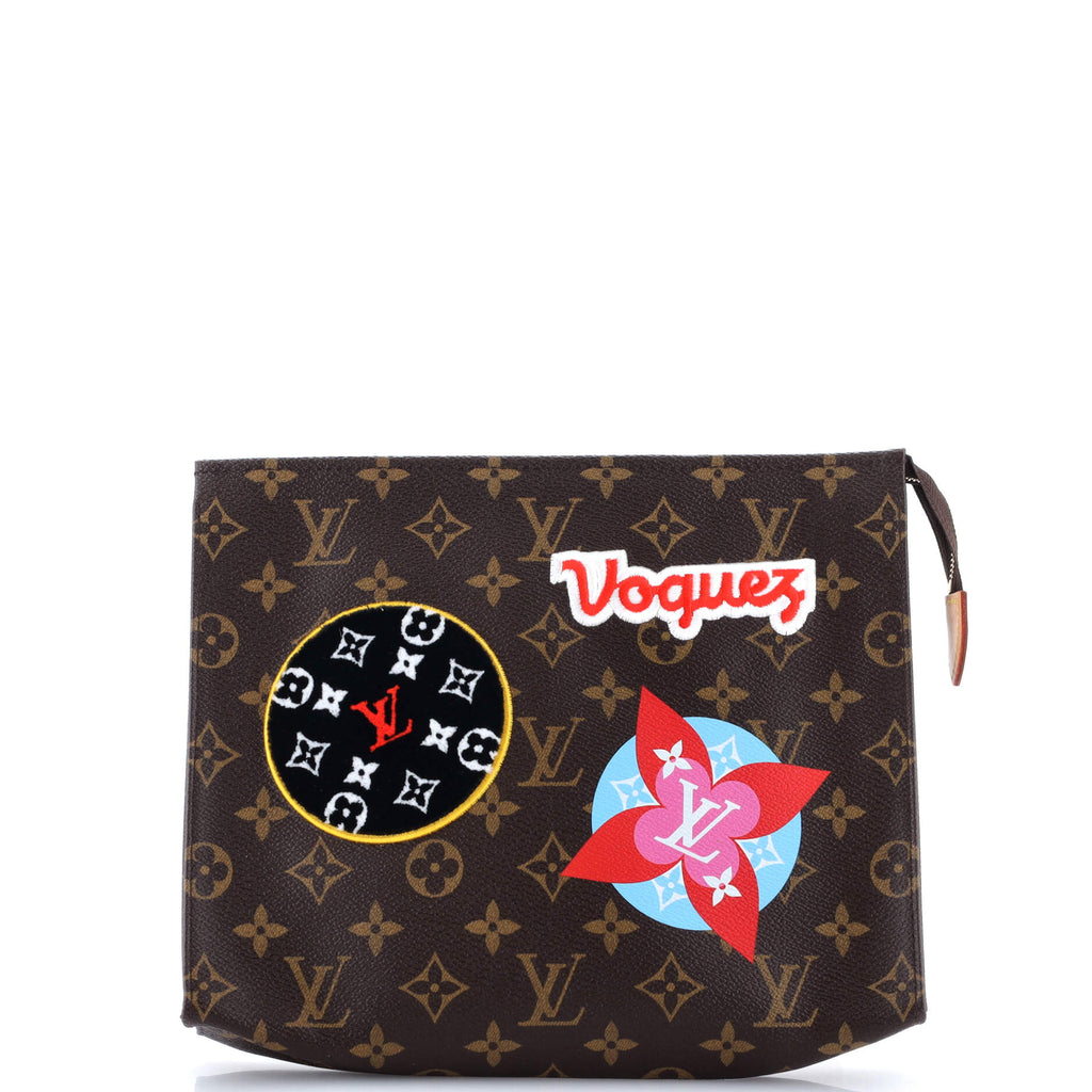 Toiletry Pouch Limited Edition Patches Monogram Canvas 26