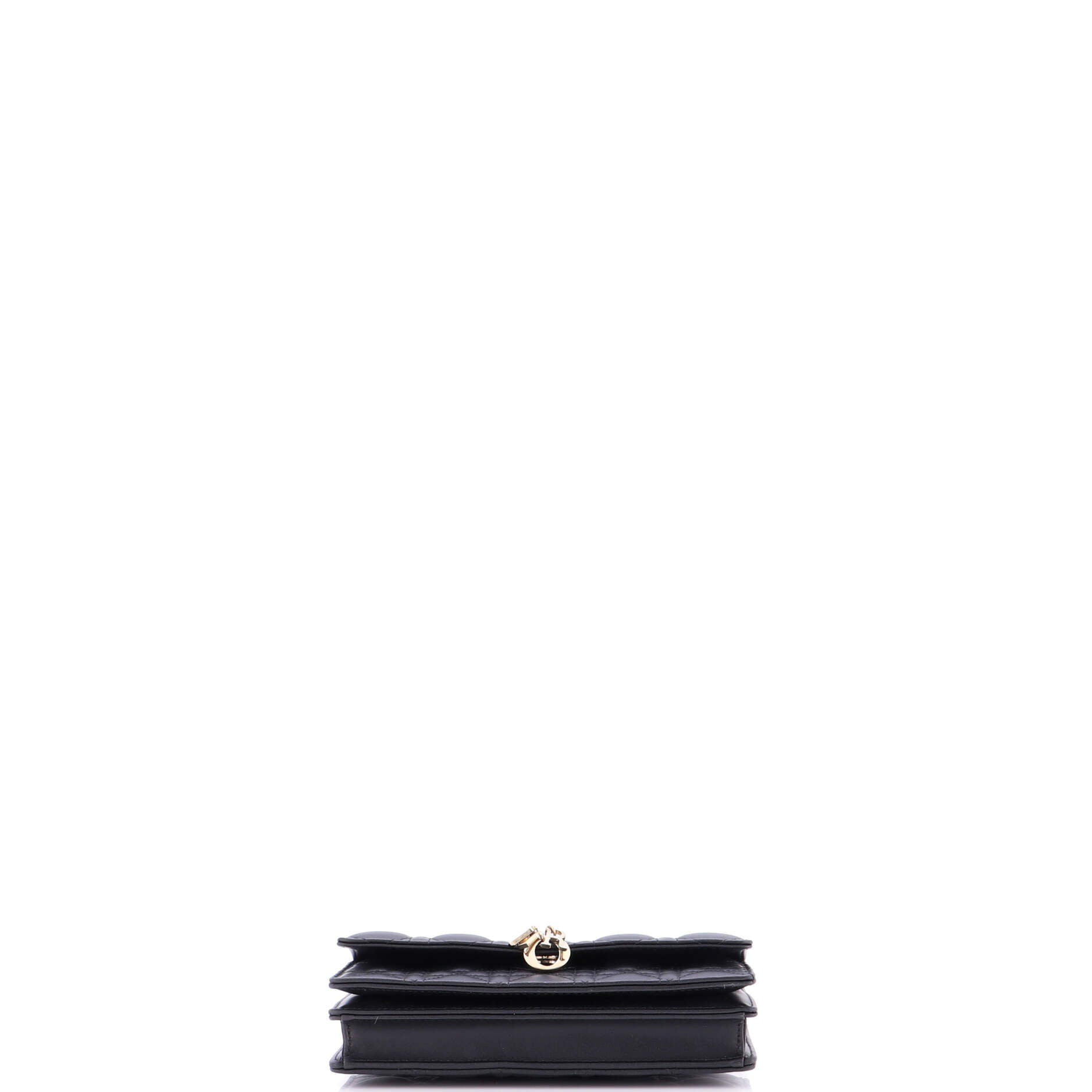 My Dior Top Handle Flap Bag Cannage Quilt Lambskin Mini