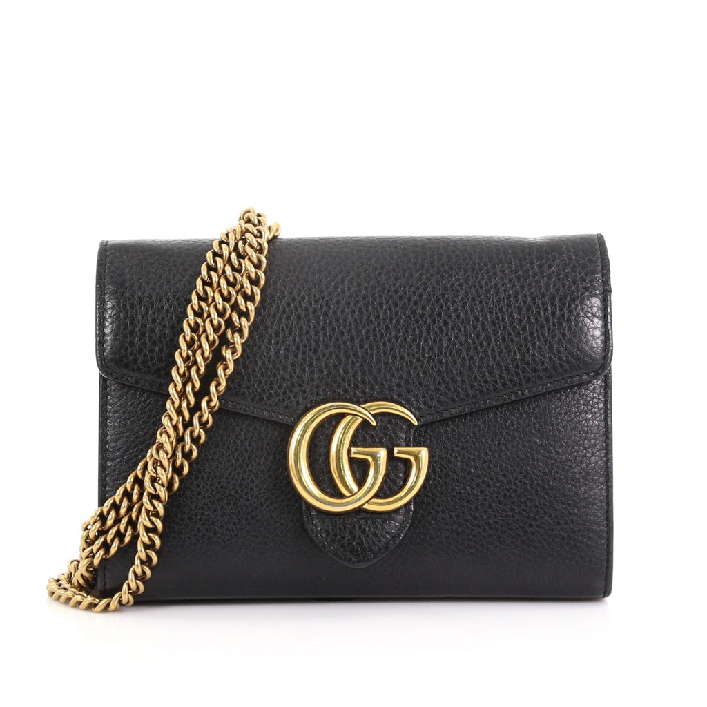 GG Marmont Chain Wallet Leather Mini