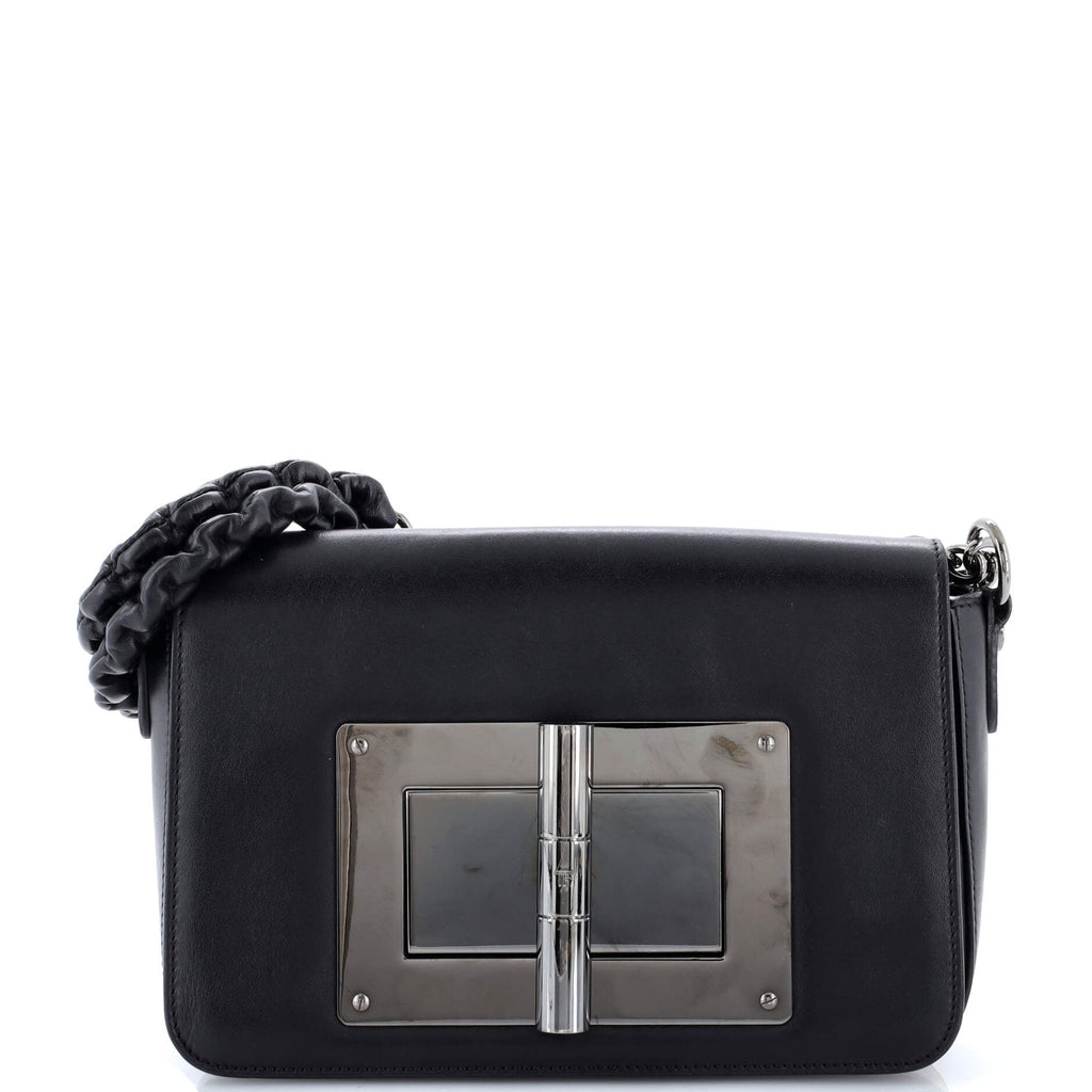 Natalia Chain Shoulder Bag Leather Medium