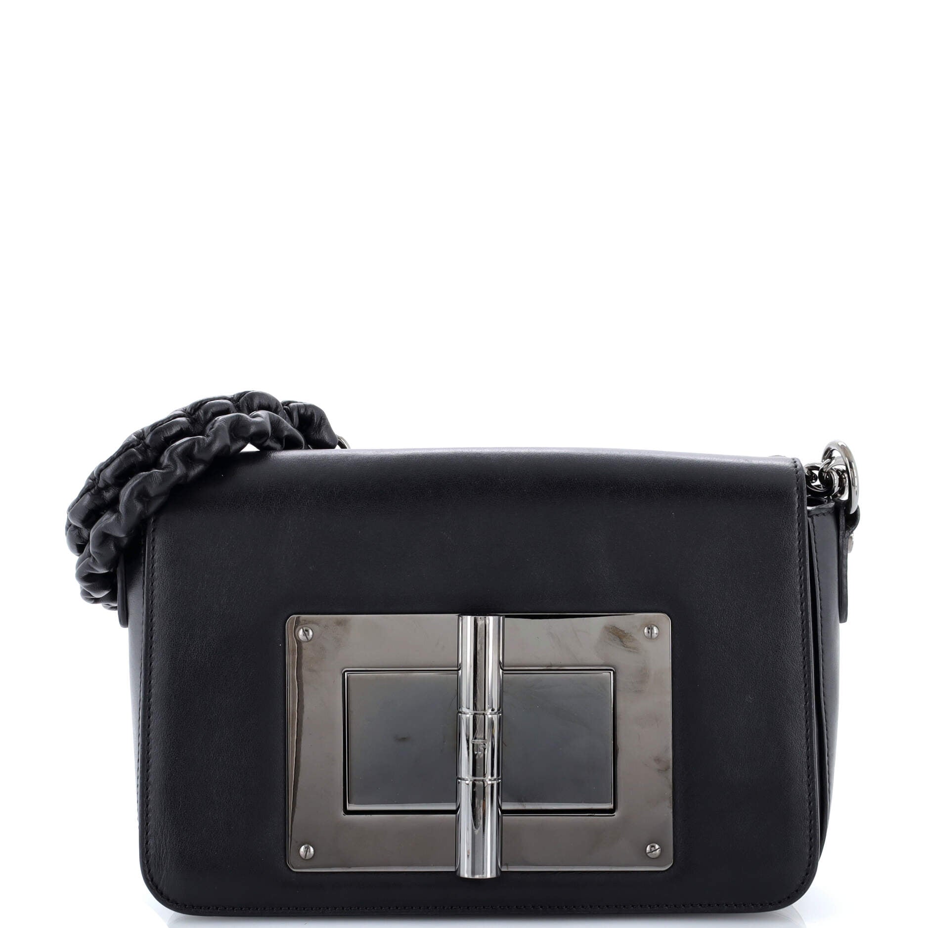 Natalia Chain Shoulder Bag Leather Medium