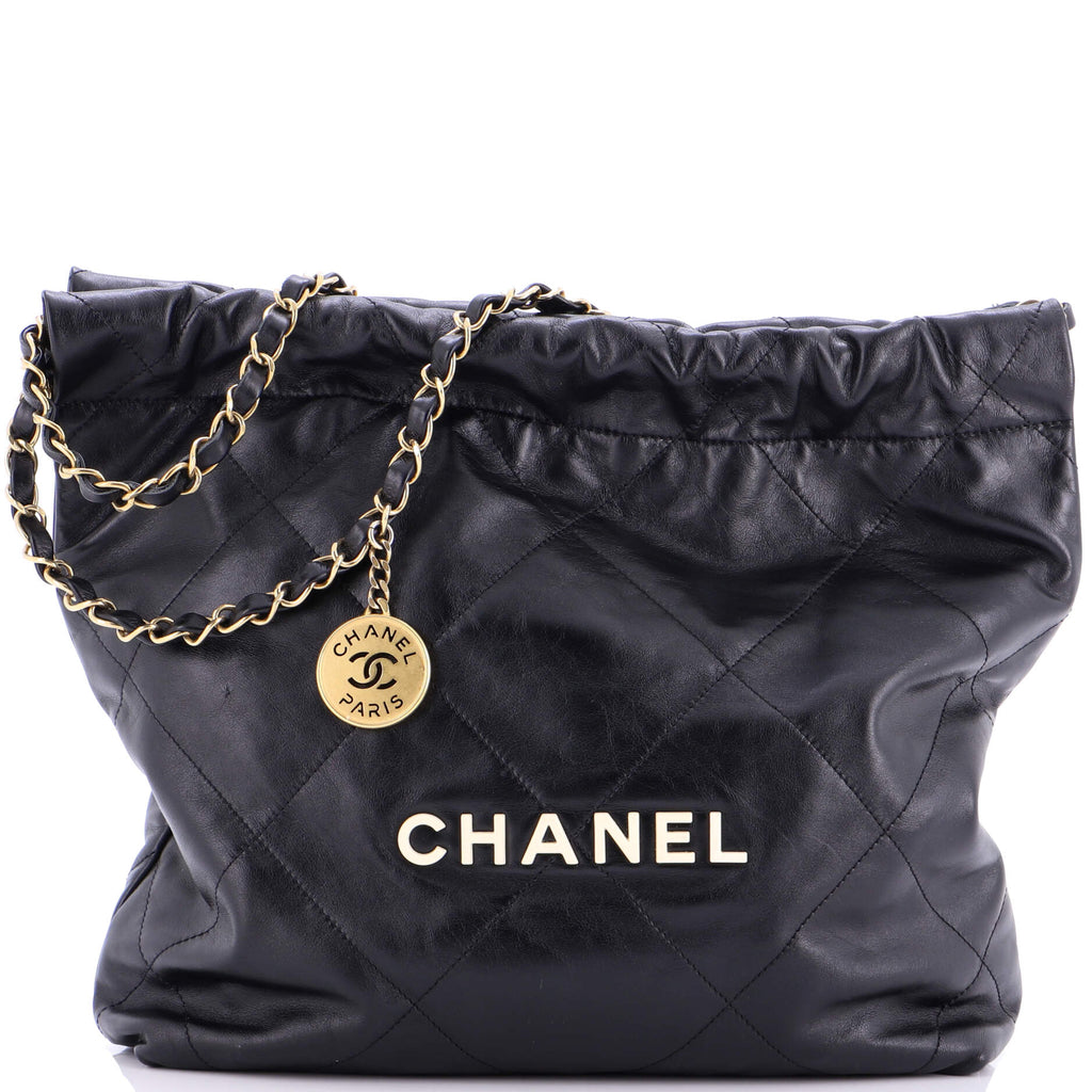 22 Chain Hobo Quilted Calfskin Small