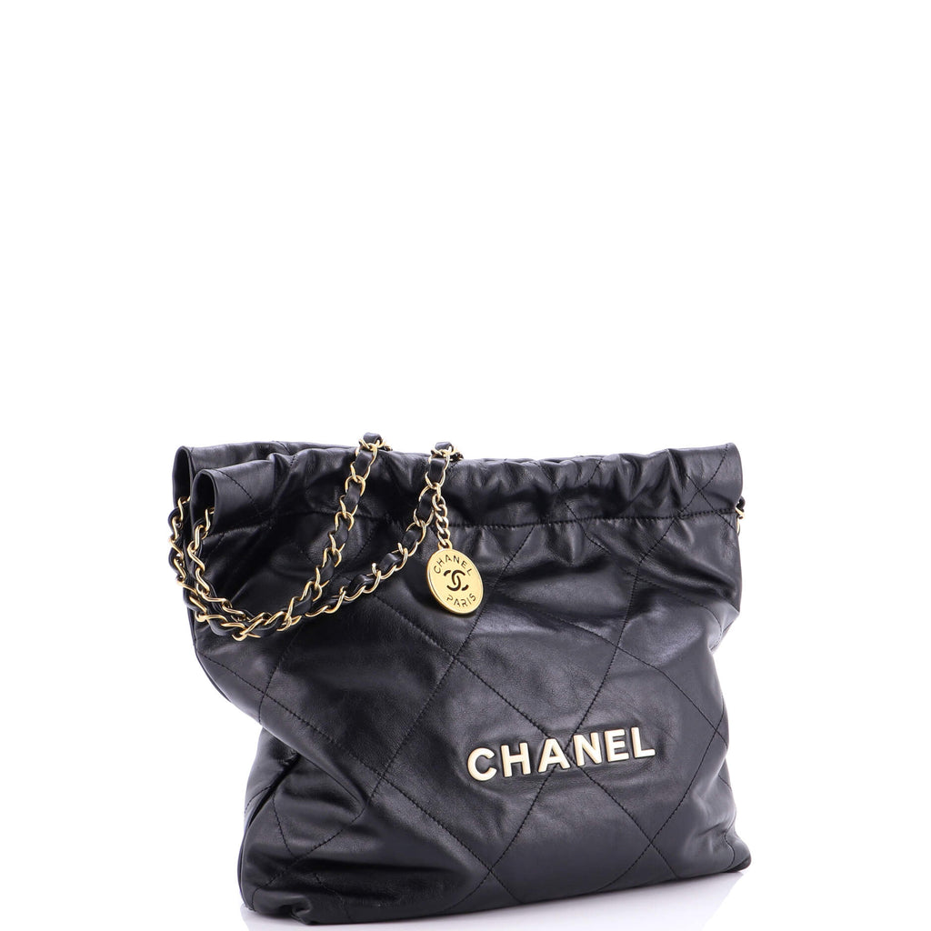 22 Chain Hobo Quilted Calfskin Small