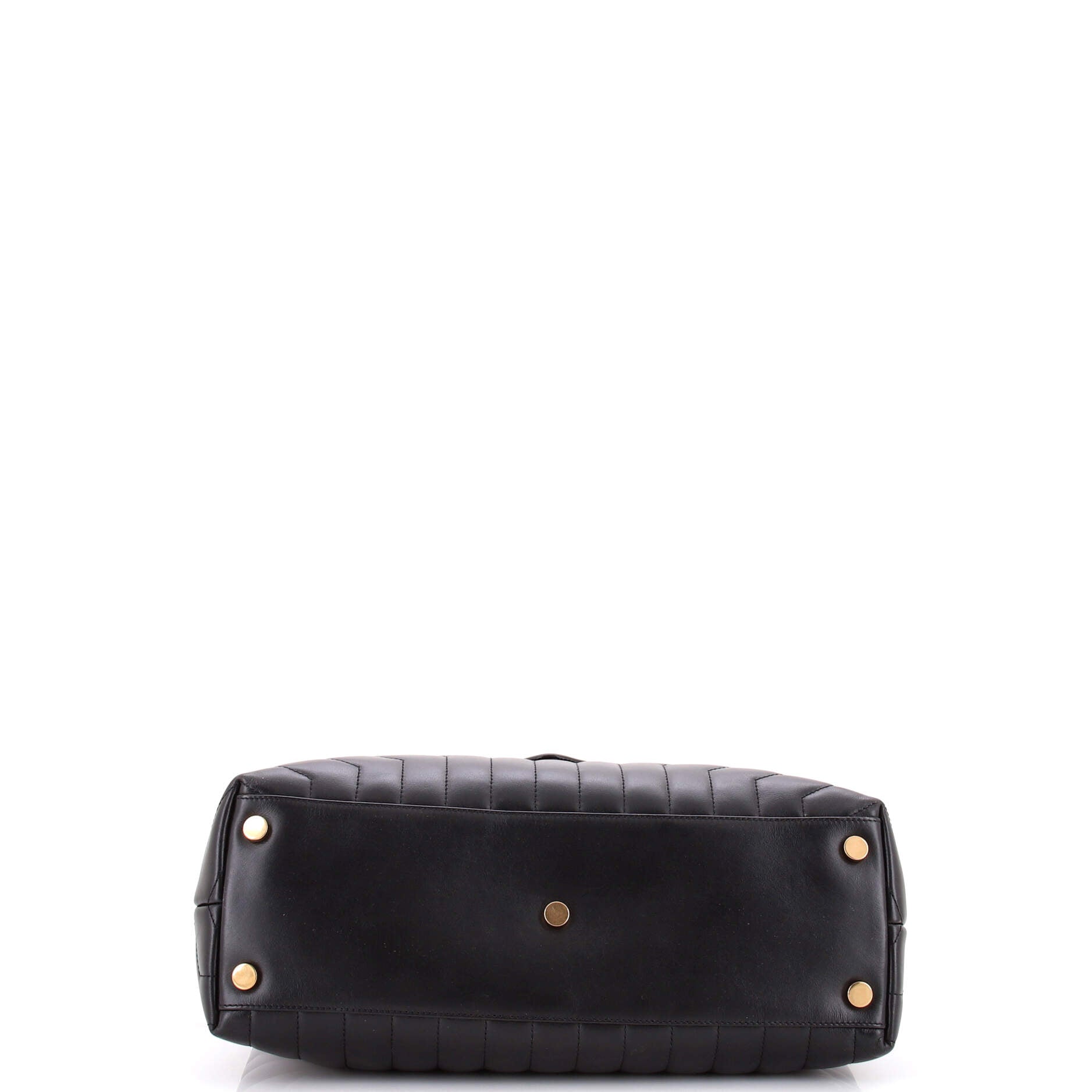 Loulou Shoulder Bag Matelasse Chevron Leather Large