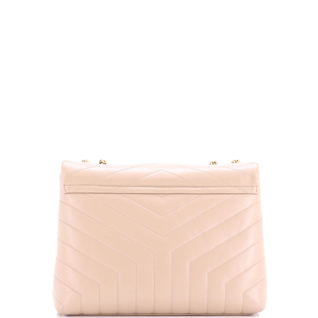 Loulou Shoulder Bag Matelasse Chevron Leather Medium