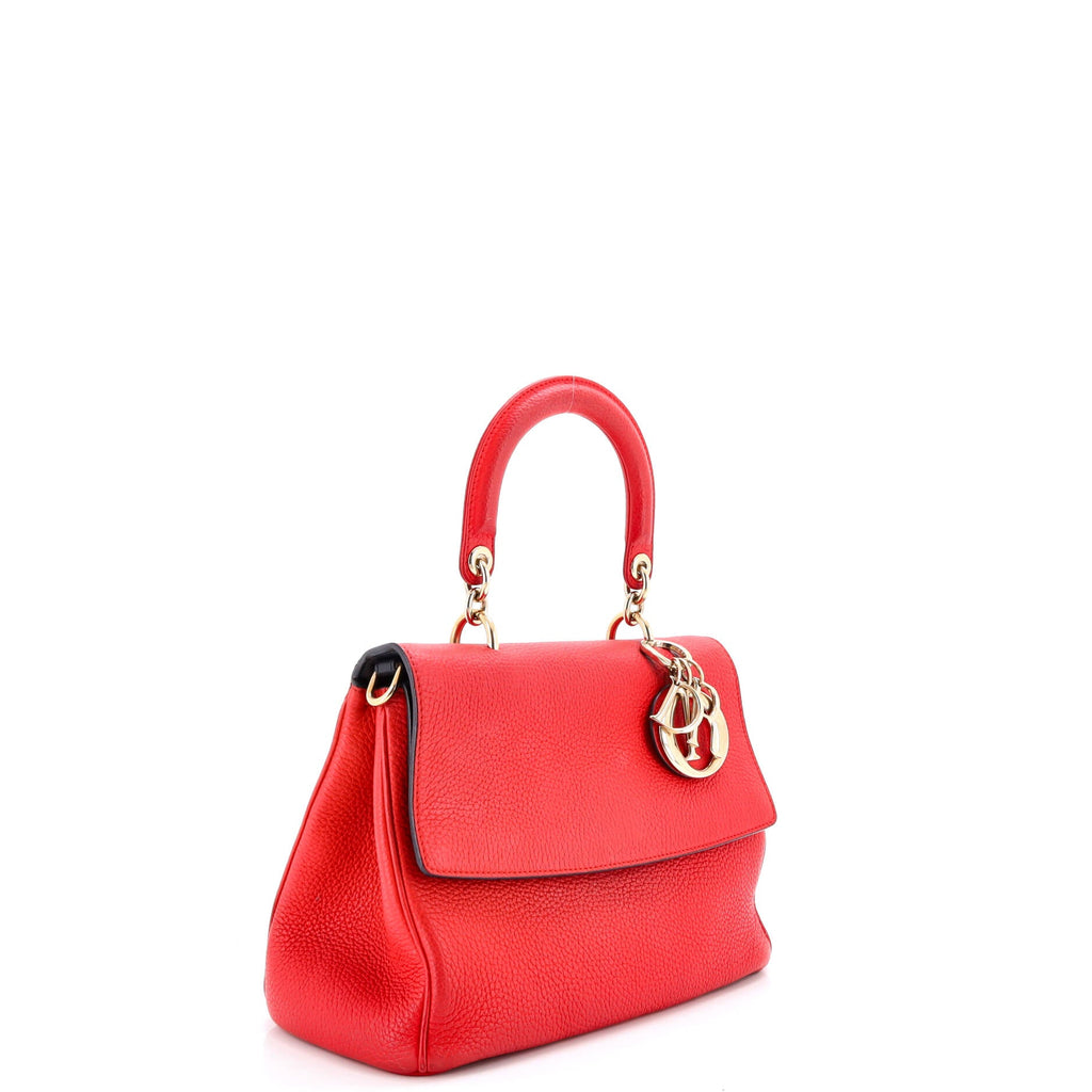 Be Dior Bag Pebbled Leather Small