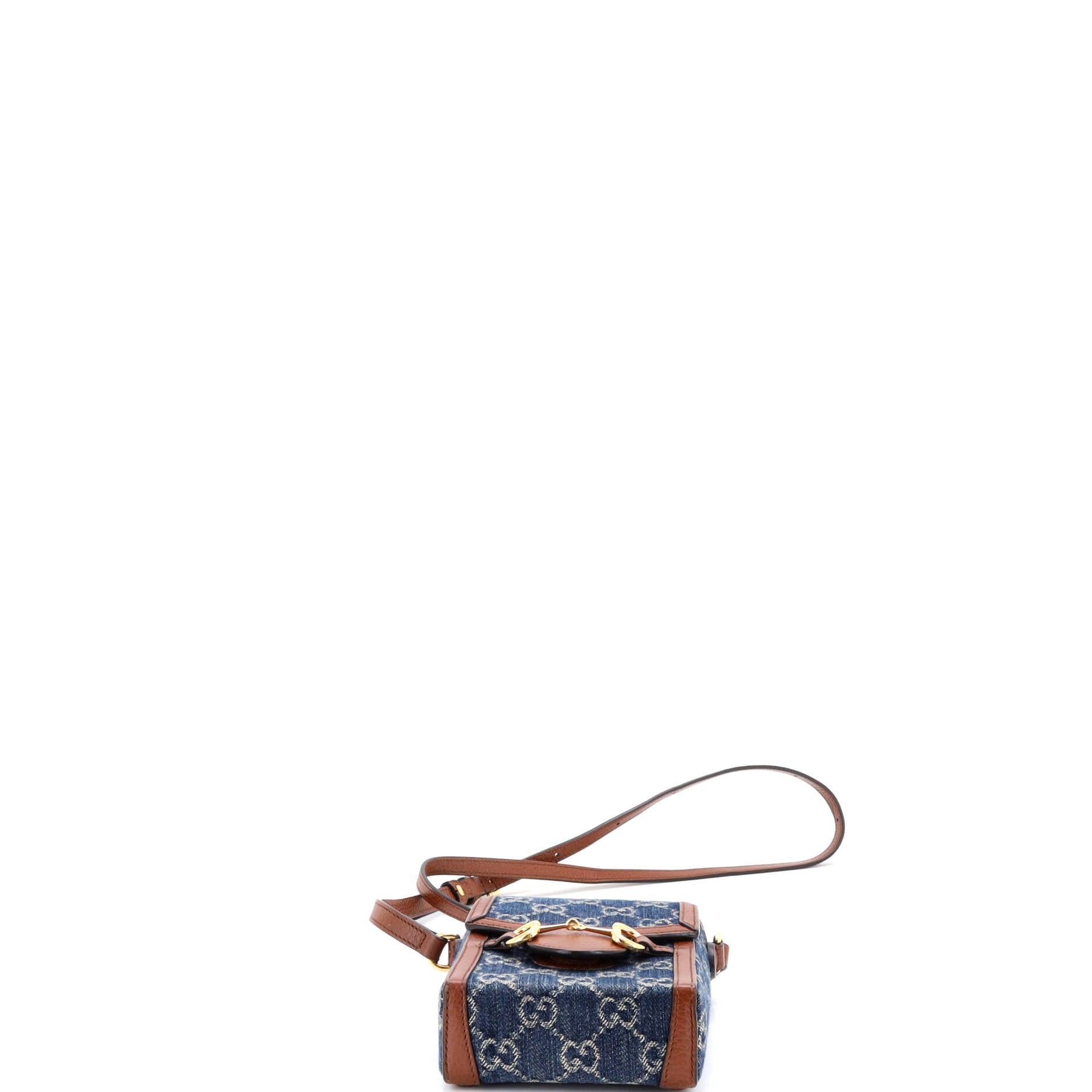 Horsebit 1955 Crossbody Bag GG Denim Mini