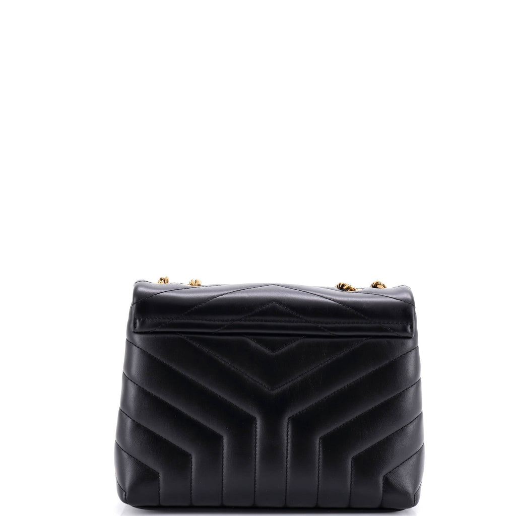 Loulou Shoulder Bag Matelasse Chevron Leather Small