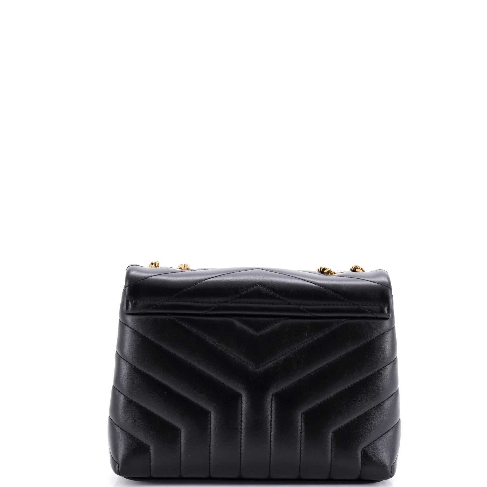 Loulou Shoulder Bag Matelasse Chevron Leather Small