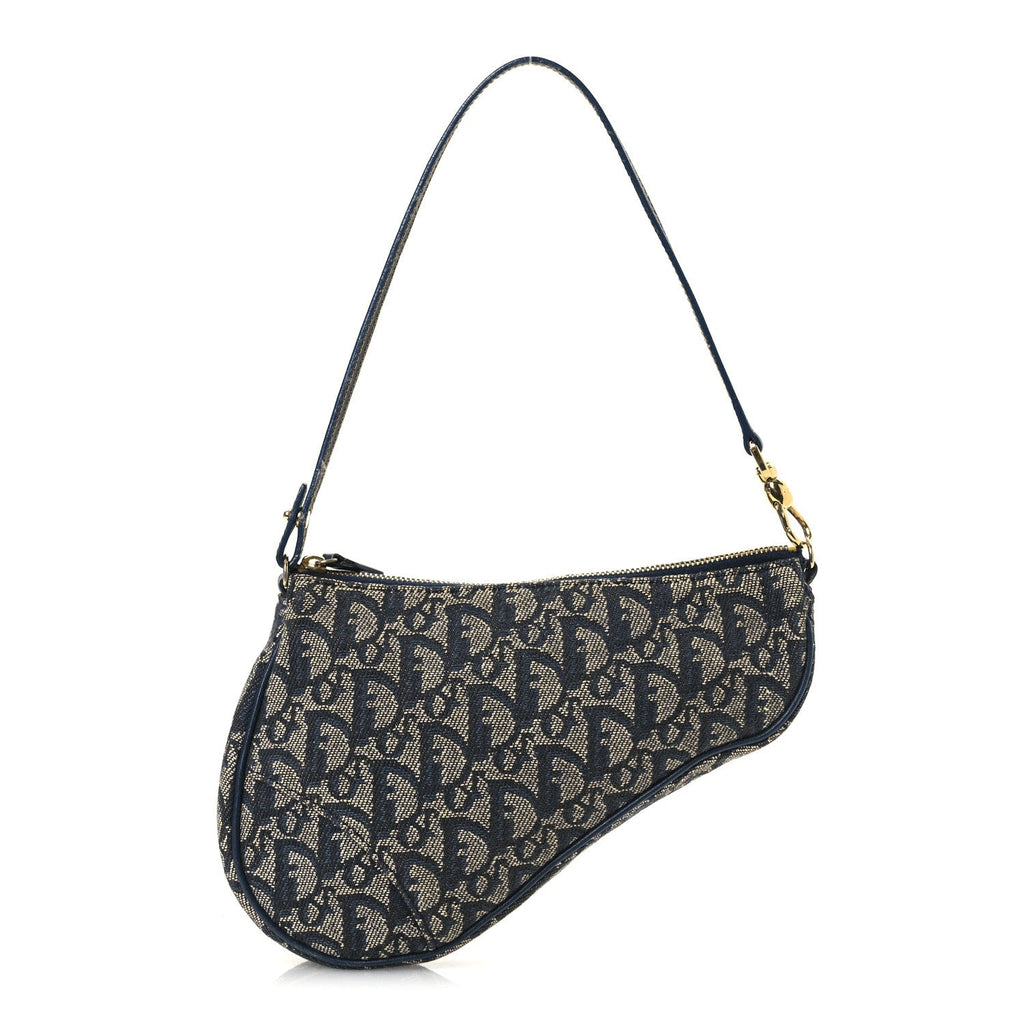 Monogram Mini Saddle Pochette Navy