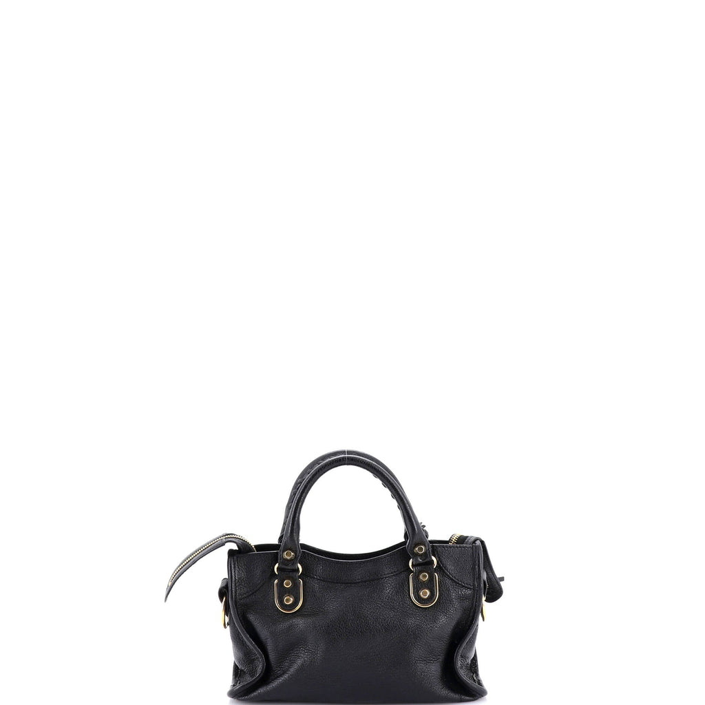 City Classic Metallic Edge Bag Leather Mini