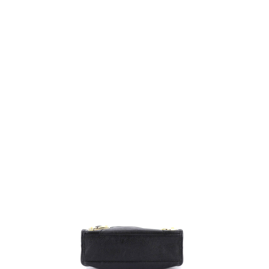 City Classic Metallic Edge Bag Leather Mini