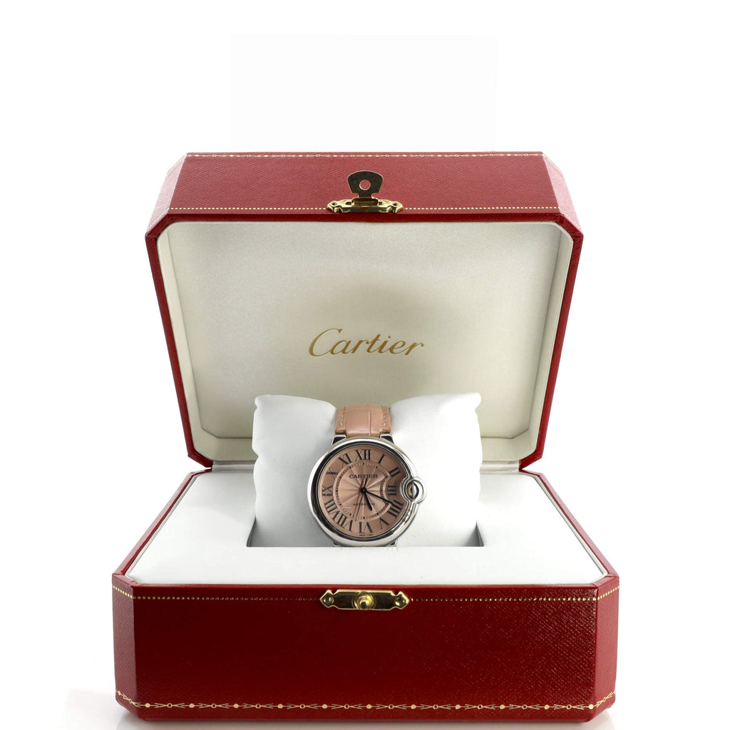 Ballon Bleu de Cartier Automatic Watch Stainless Steel and Alligator 36