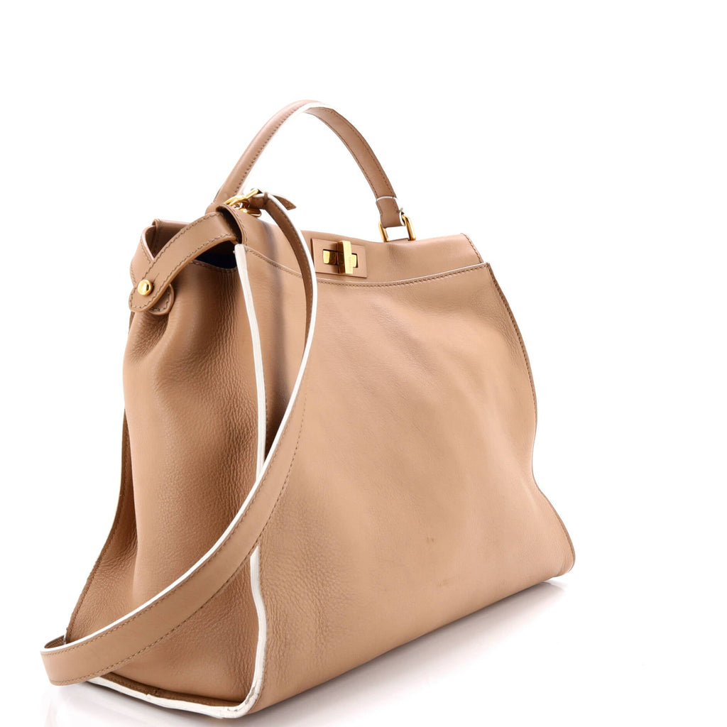 Peekaboo Bag Rigid Leather Large