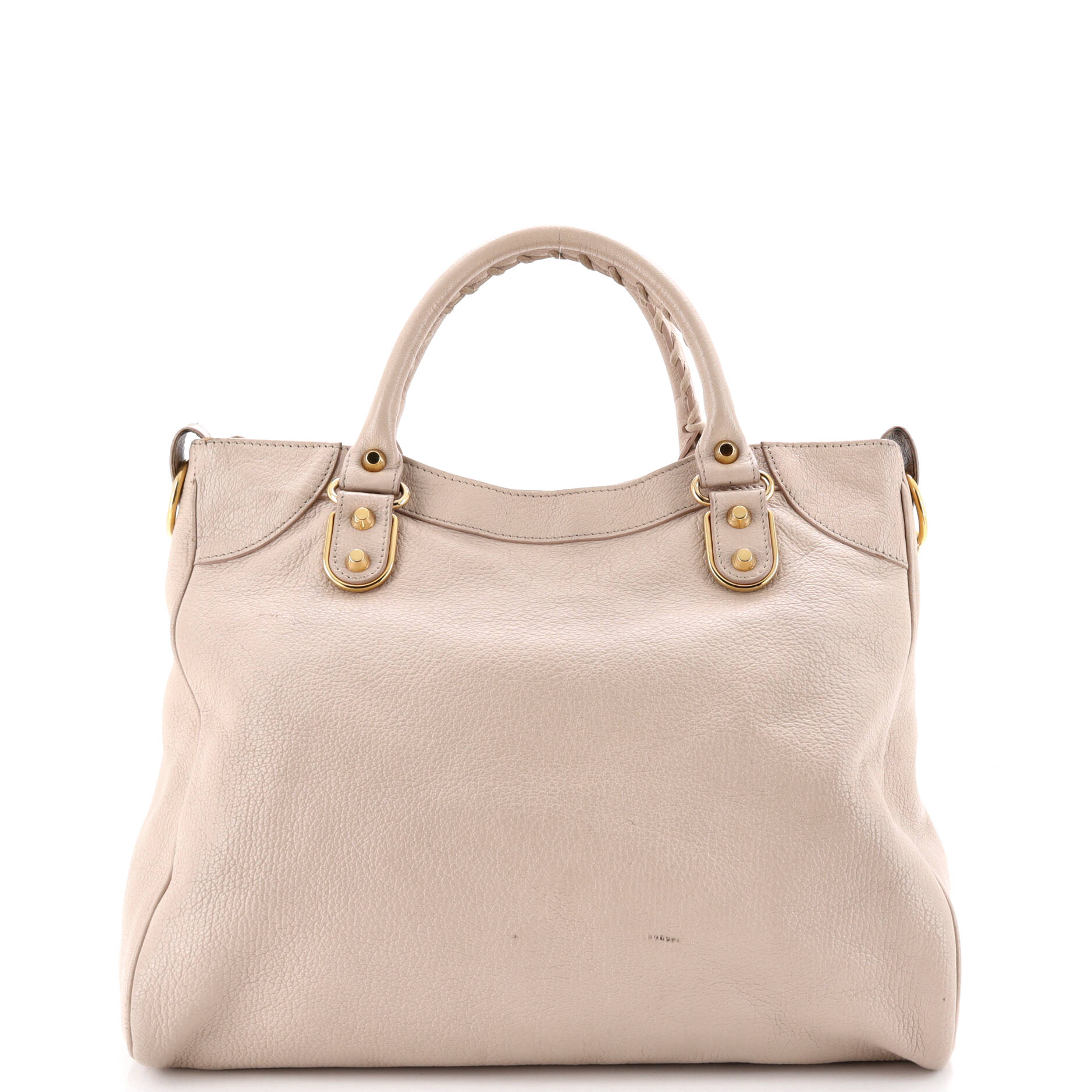 City Classic Metallic Edge Bag Leather Medium
