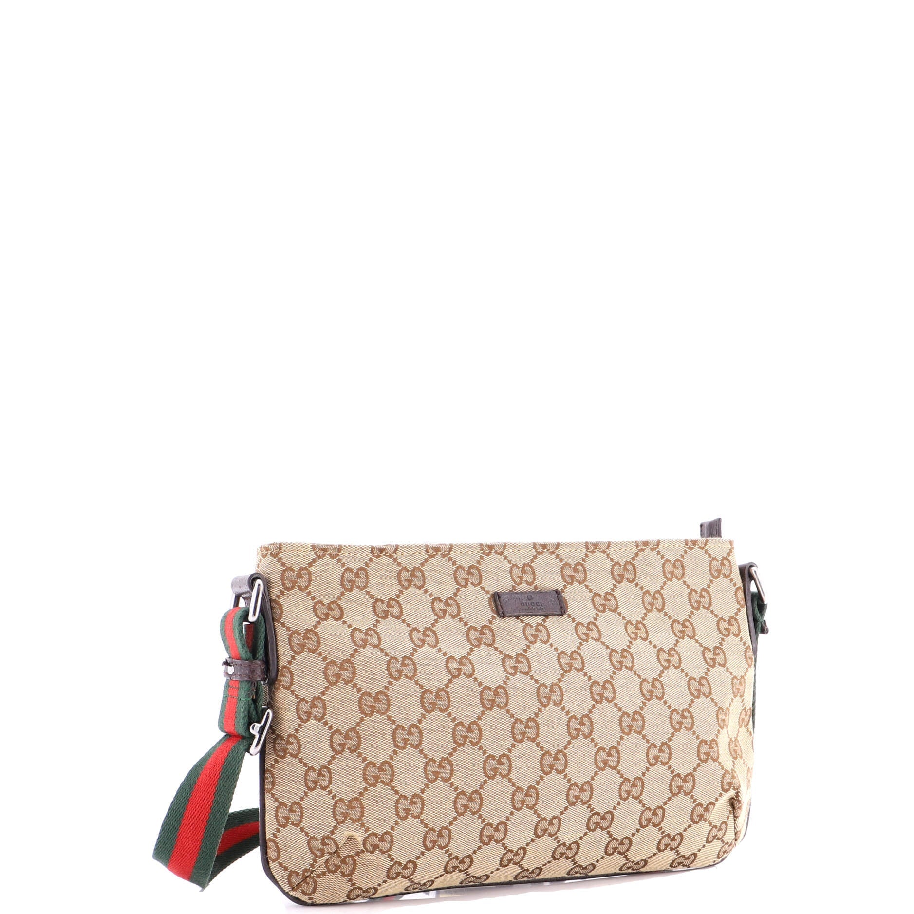 Web Strap Messenger Bag GG Canvas Small