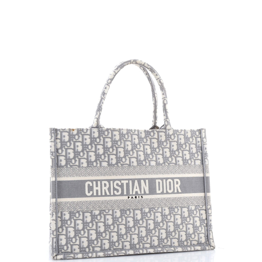 Book Tote Oblique Canvas Medium